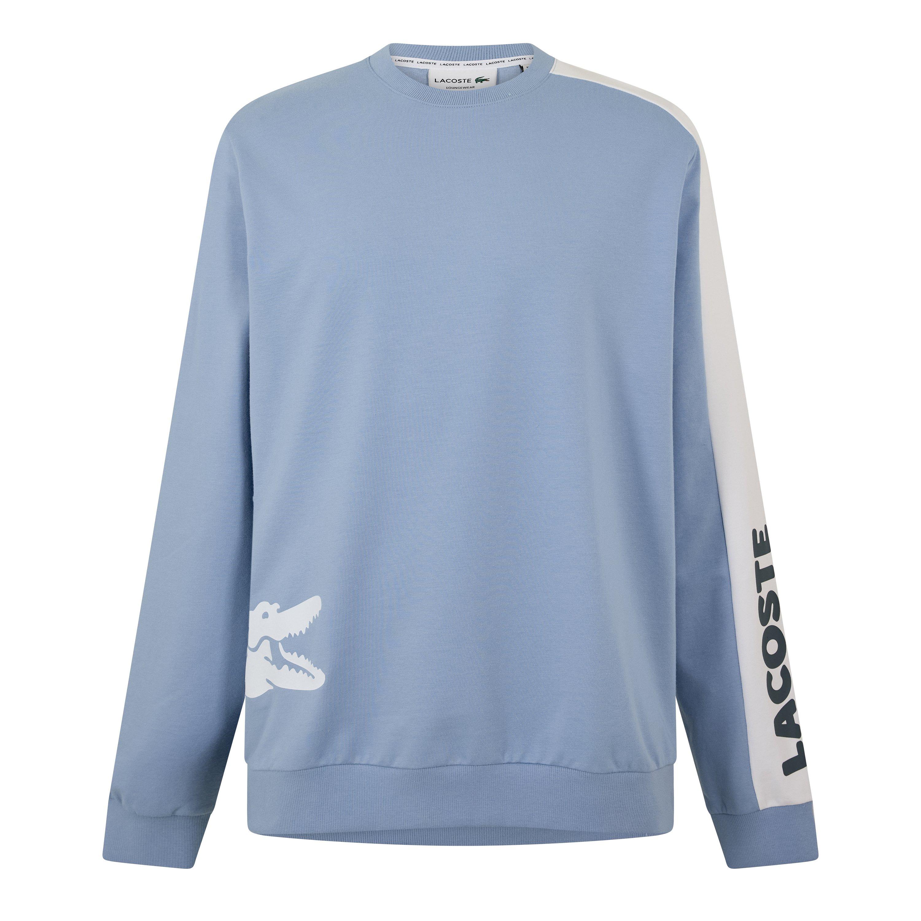 Blue 30Y - Lacoste - Men's Printed Long Sleeve Pyjama Top - 1