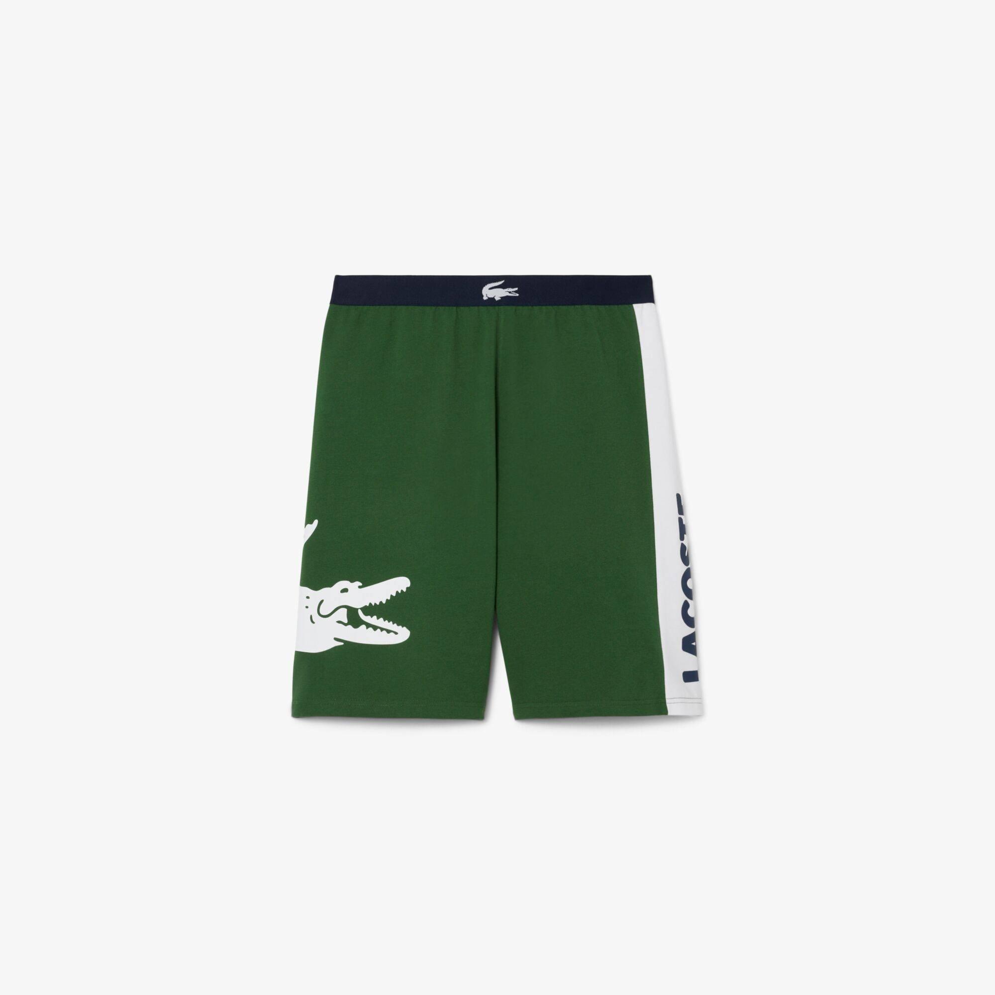 Lacoste Fleece Lounge Shorts - Green DQI - XL