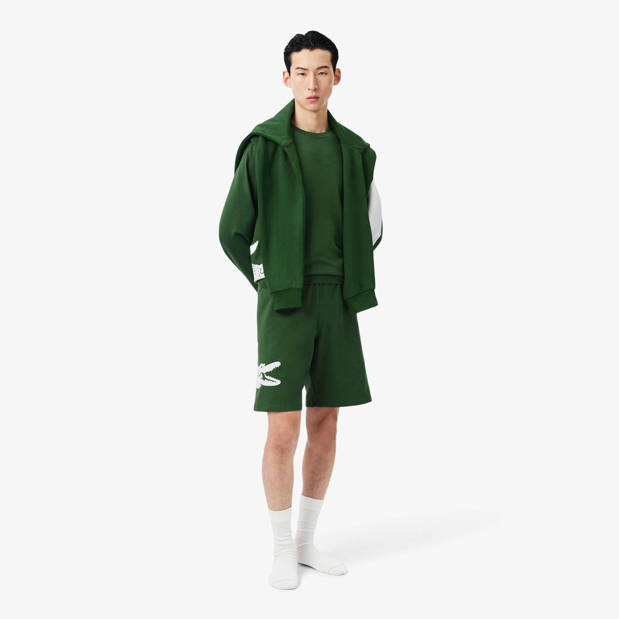 Verde DQI - Lacoste - Fleece Lounge Shorts - 4