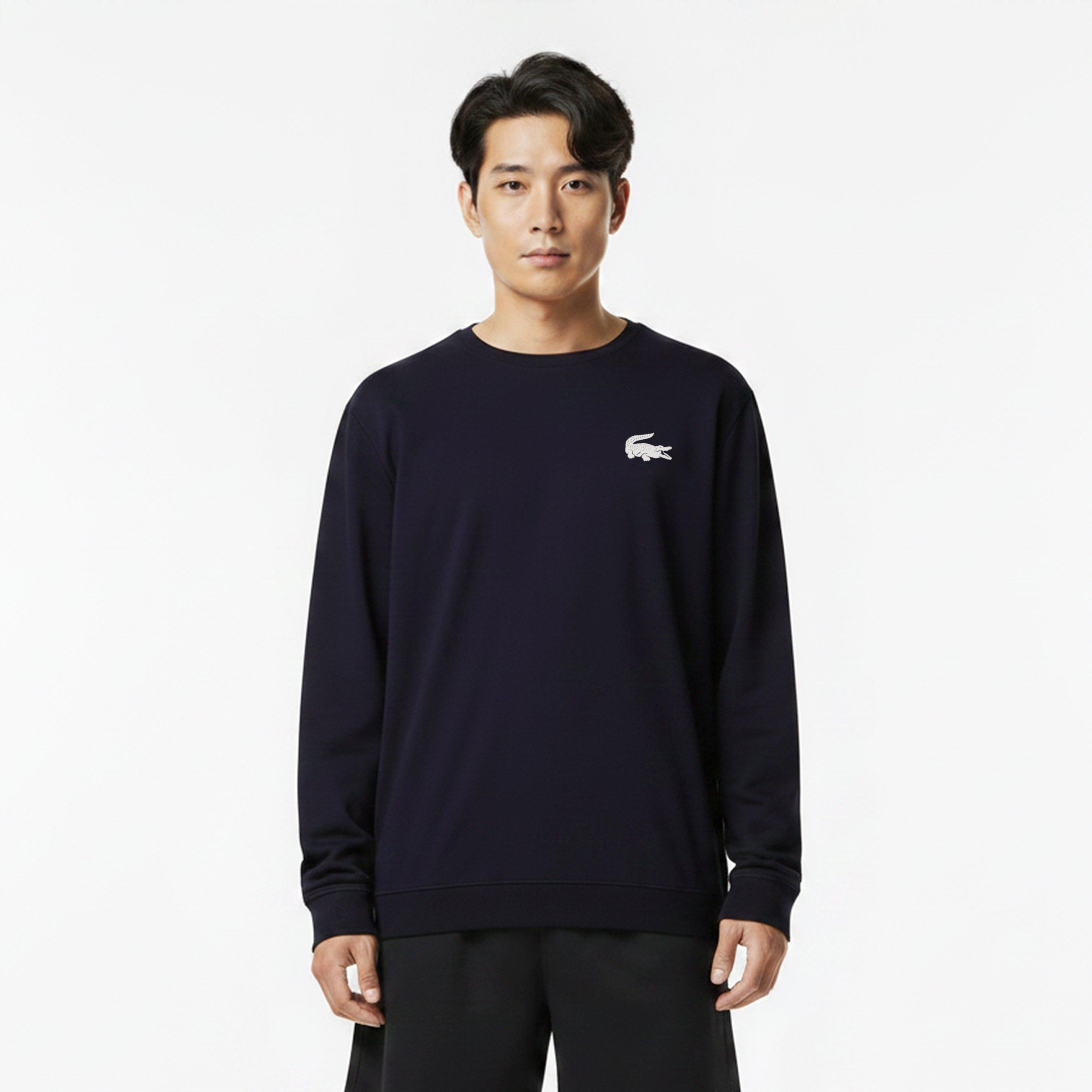 Navy 525 - Lacoste - Logo Sweatshirt - 3