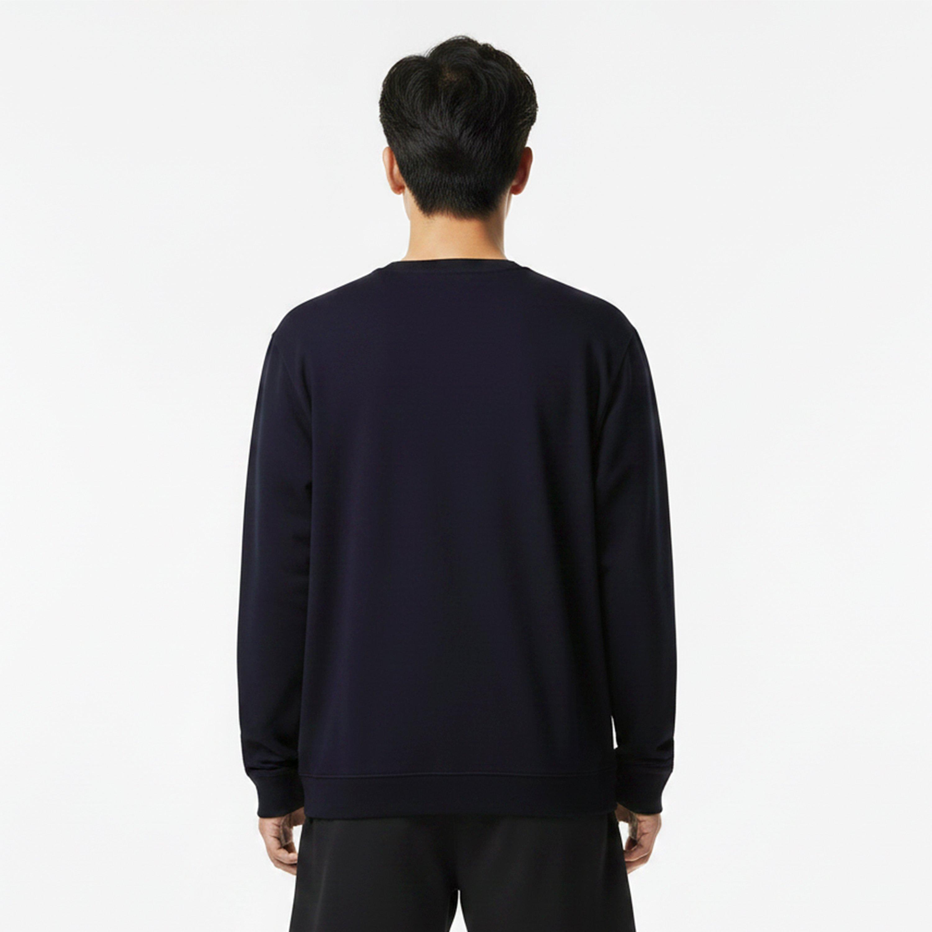 Navy 525 - Lacoste - Logo Sweatshirt - 4