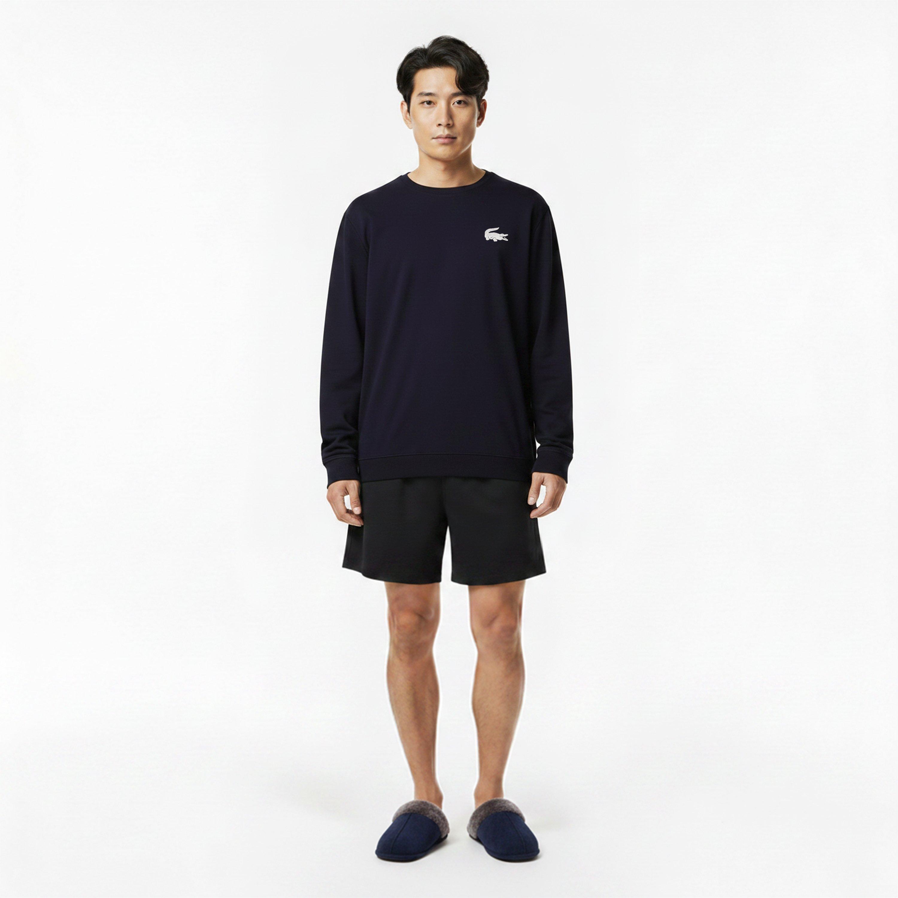 Navy 525 - Lacoste - Logo Sweatshirt - 5