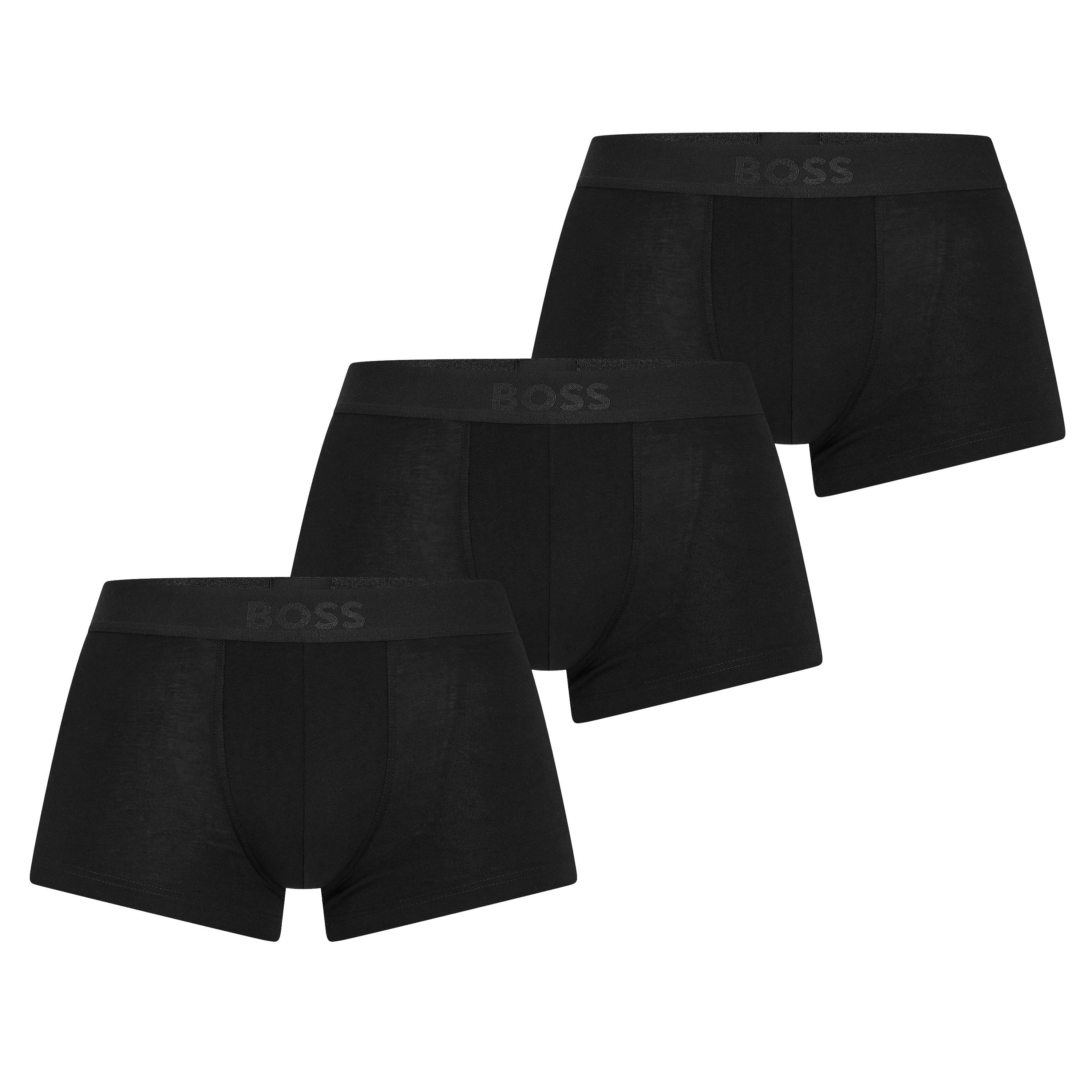 Three-pack of logo-waistband boxer briefs