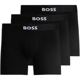 Boss Three pack of logo waistband boxer briefs