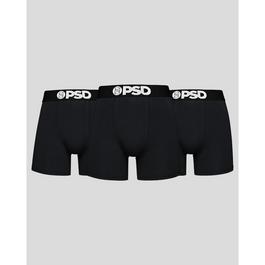 PSD Underwear Black Cotton 3 pack Boxer Brief 5