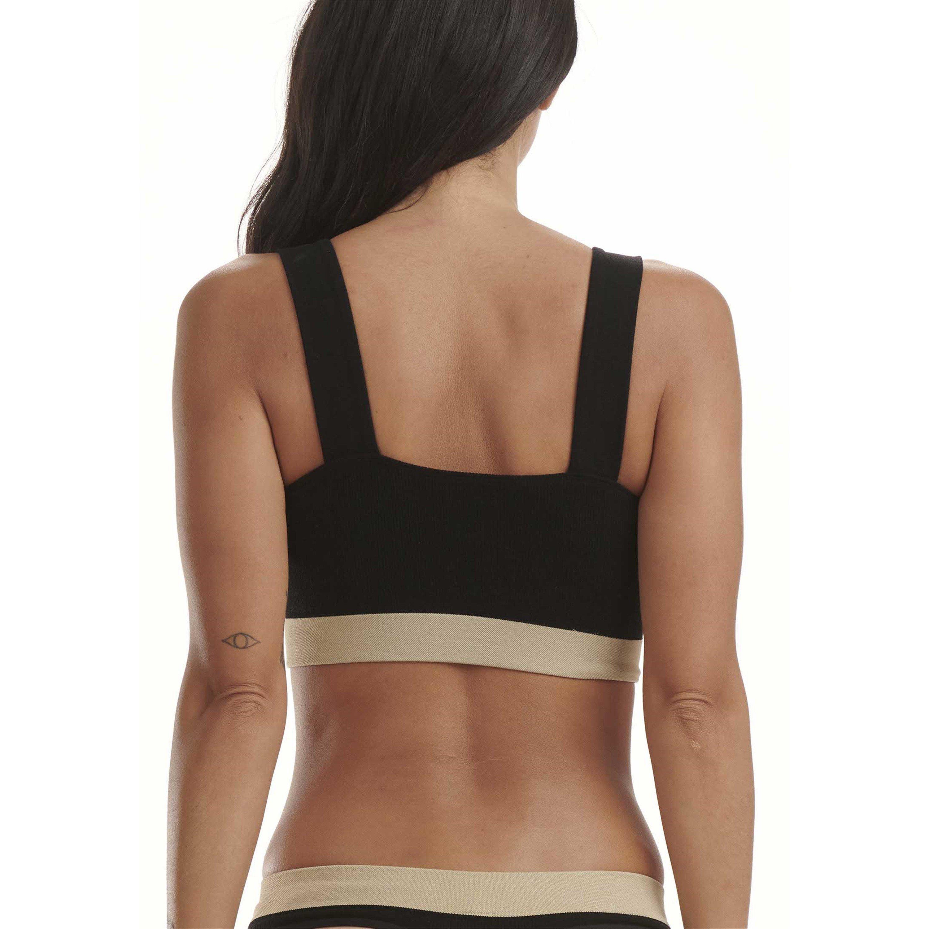 Schwarz - adidas Originals - Adidas Originals Logo Rib Bralette - 5