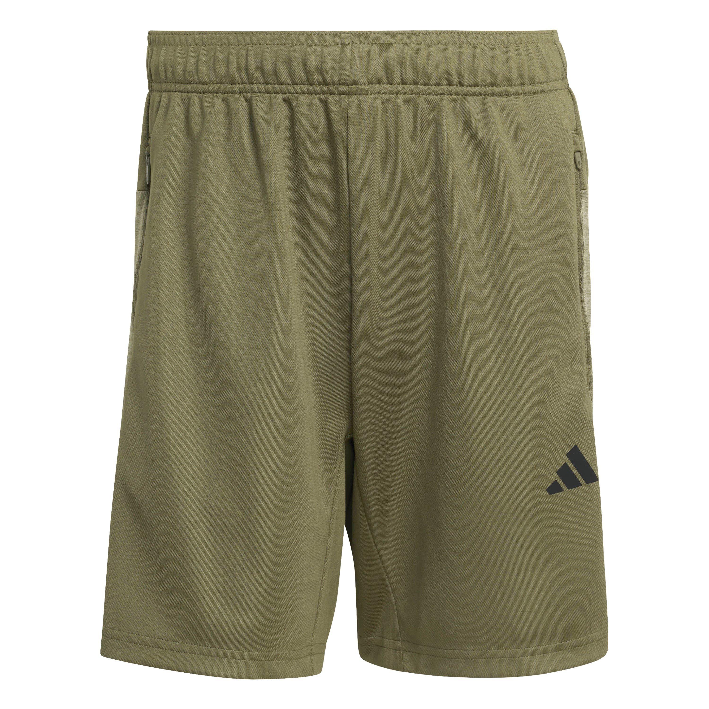 Adidas Men's All Set Training Shorts - Khaki - XL