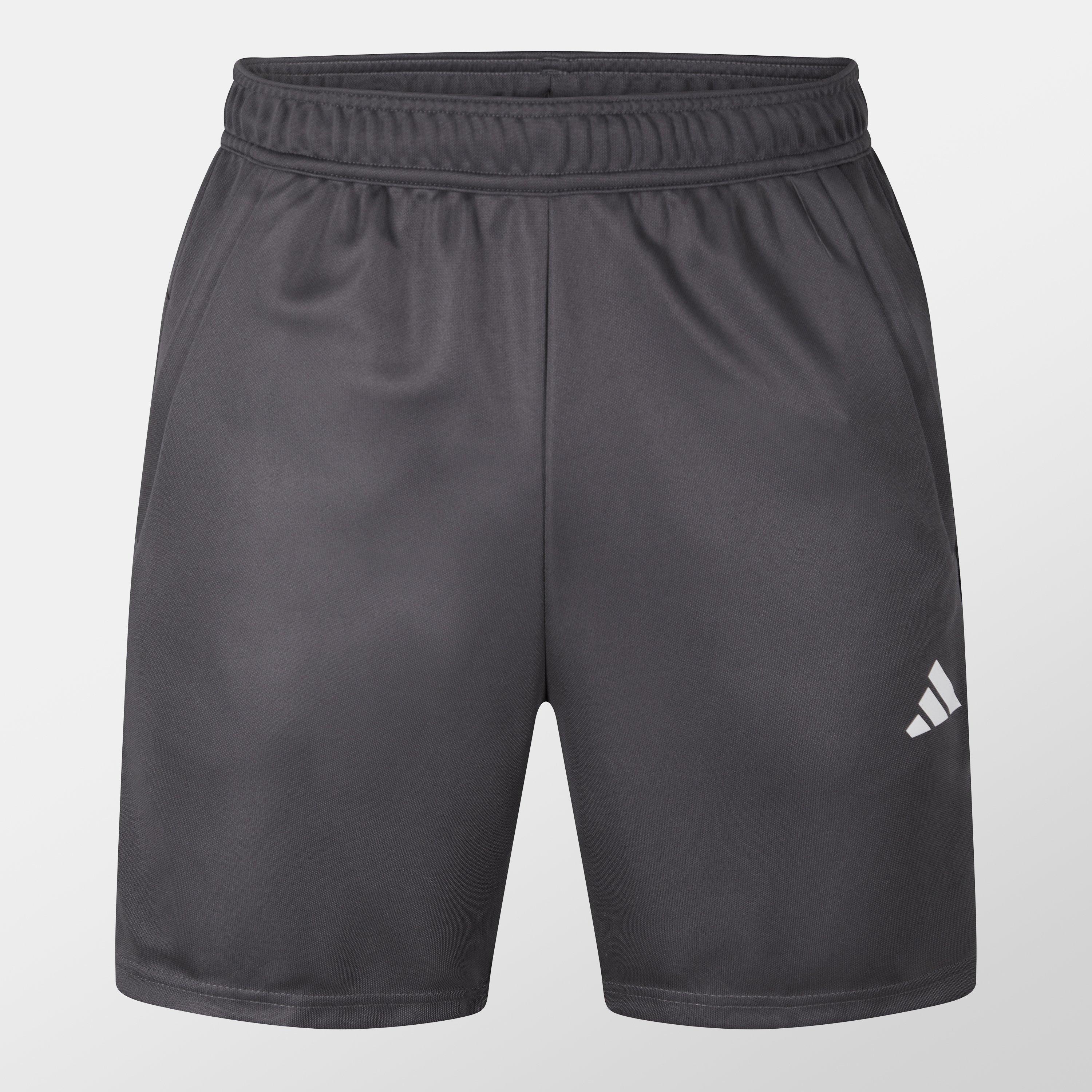 Adidas Men's All Set Training Shorts - Grey/White - XL