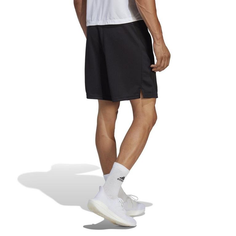 Noir/Blanc - adidas - 3-Stripes 9-Inch Shorts Mens - 3