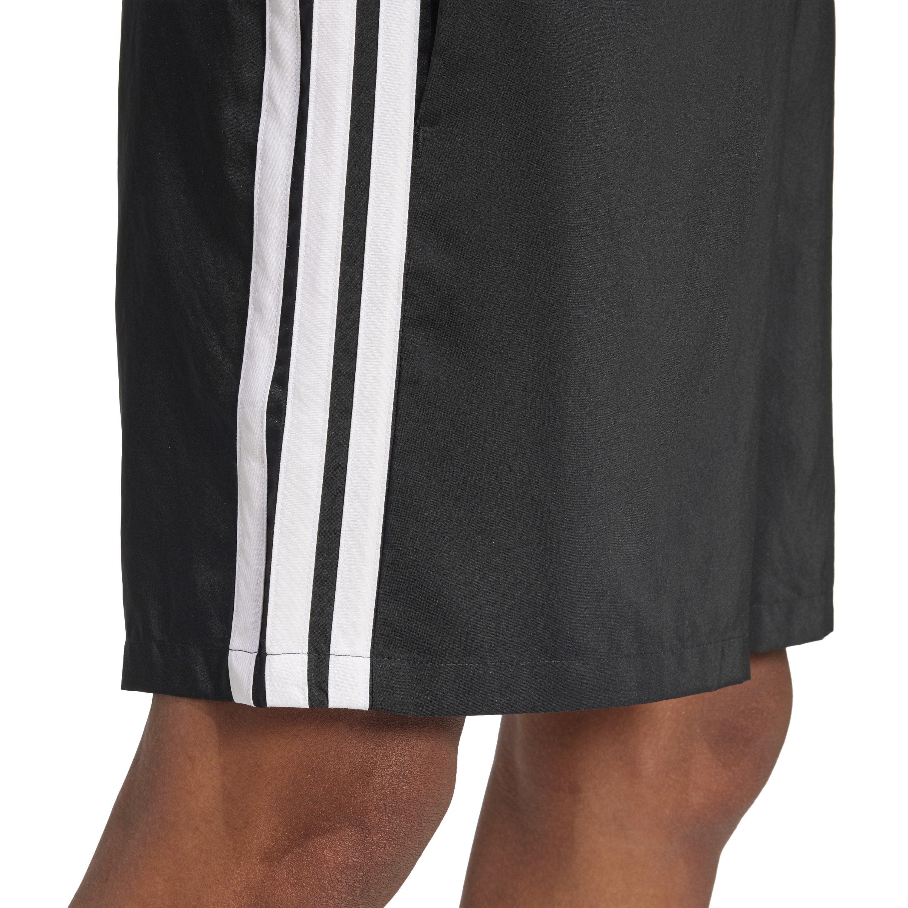 Crno/Bijelo - adidas - Essentials 3-Stripes Shorts - 4