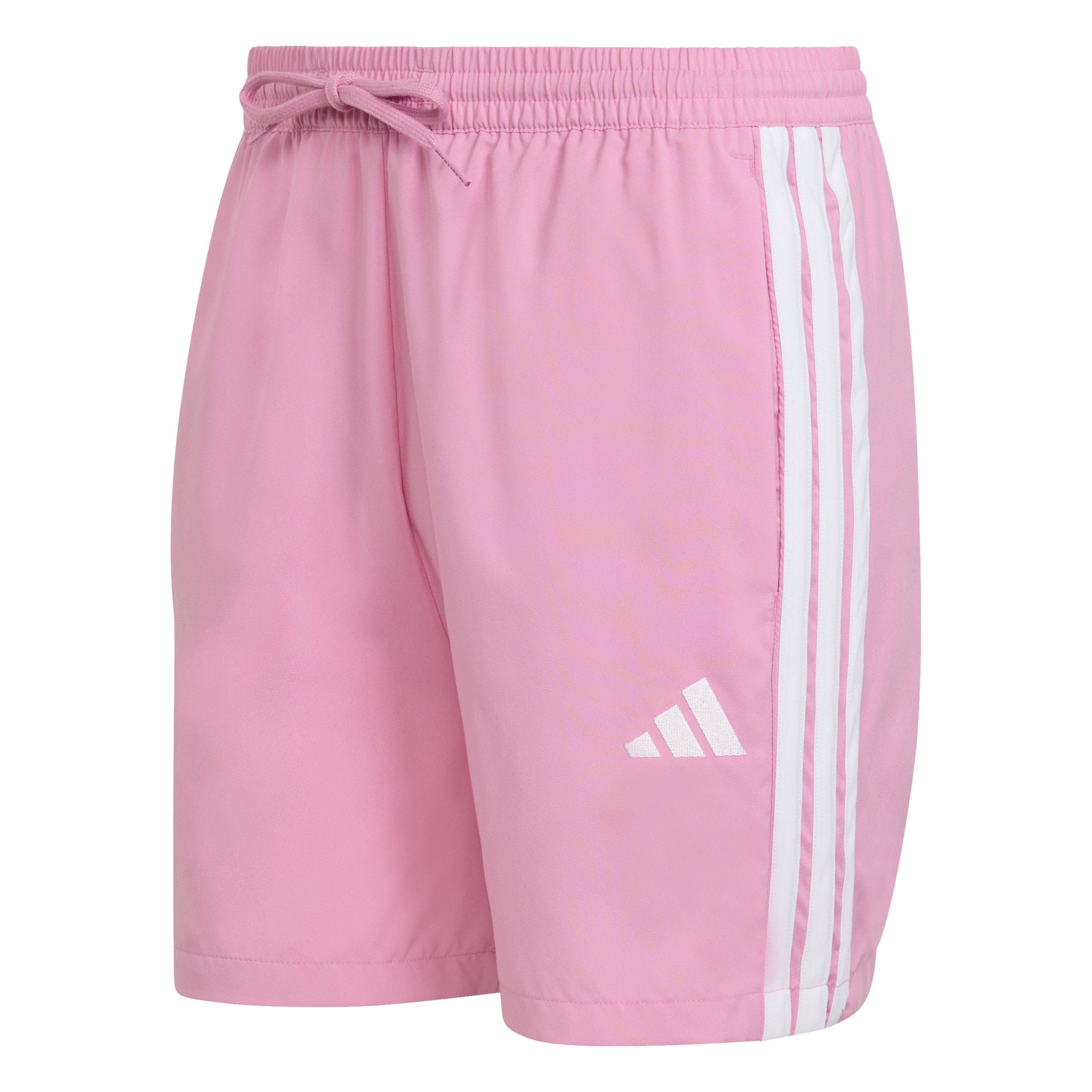 Adidas Men's Essentials 3-Stripes Shorts - Tropic Bloom - S