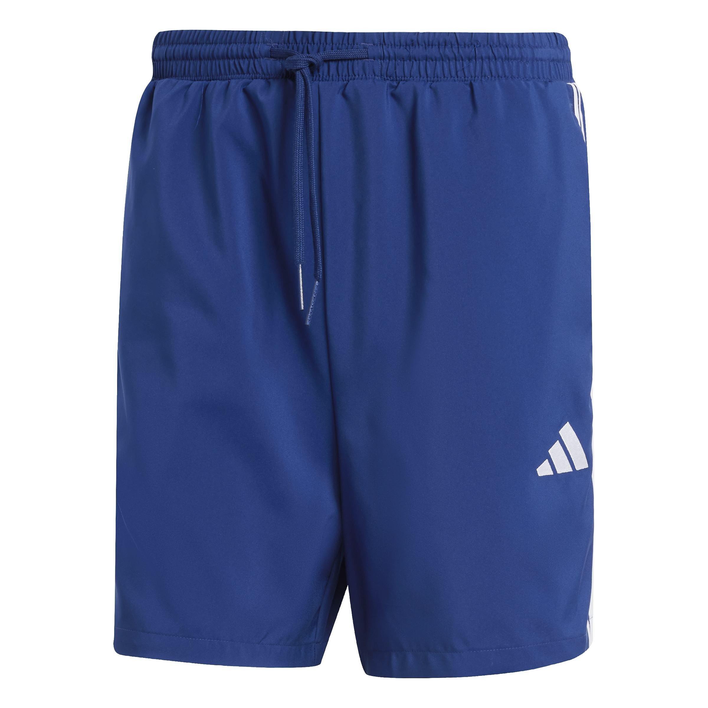 Adidas Men's Essentials 3-Stripes Shorts - Dark Blue/White - L
