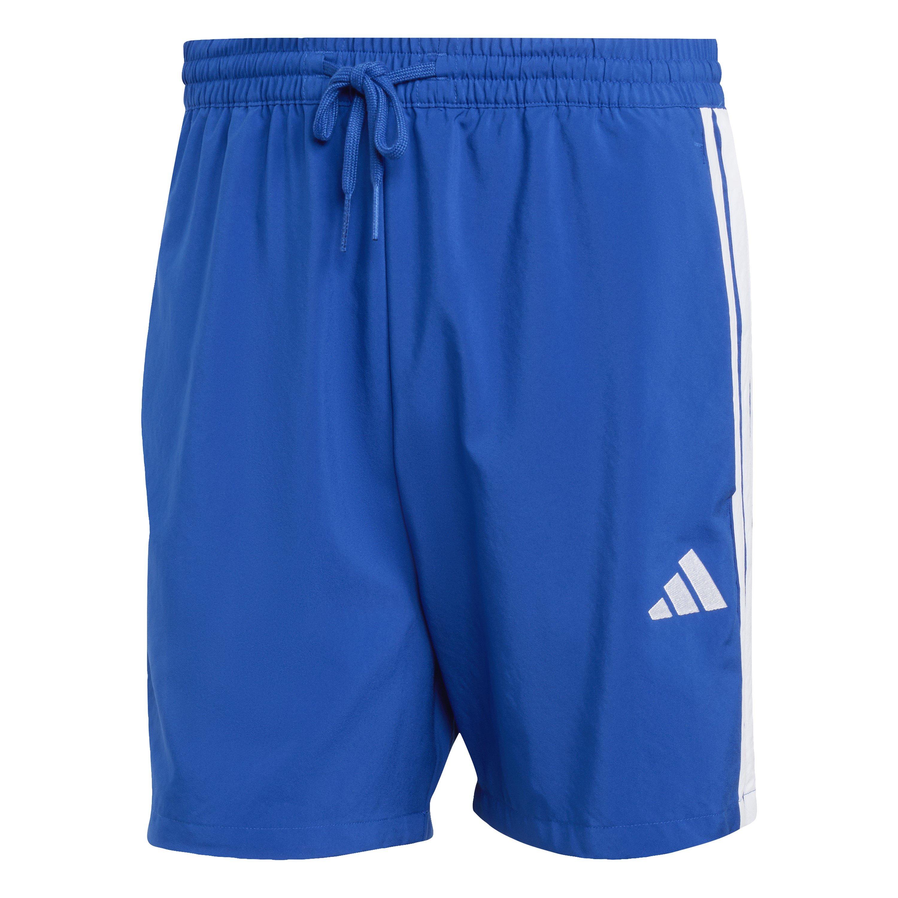 Adidas Men's Essentials 3-Stripes Shorts - Royal - S