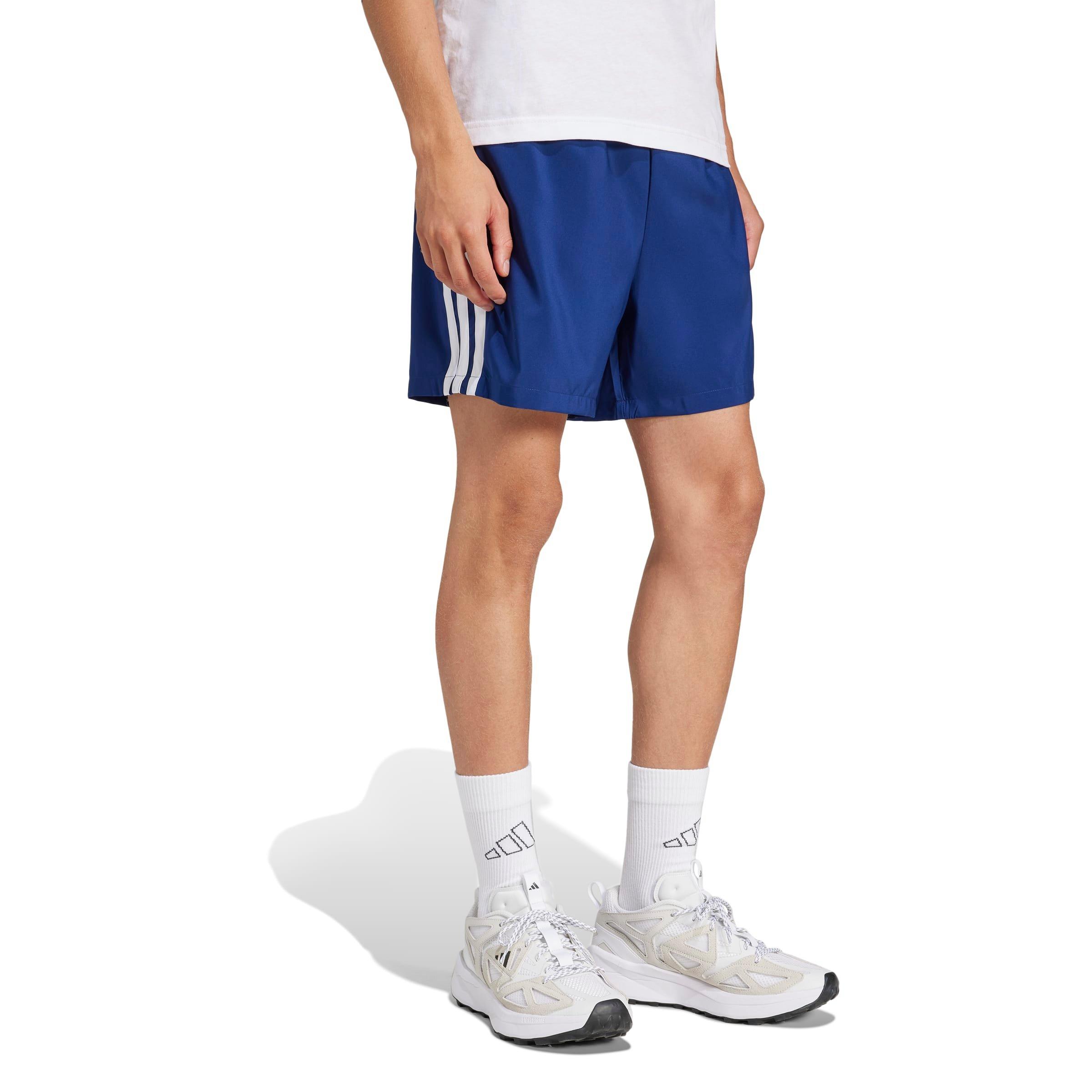 Navy/White - adidas - Essentials 3-Stripes Shorts - 6
