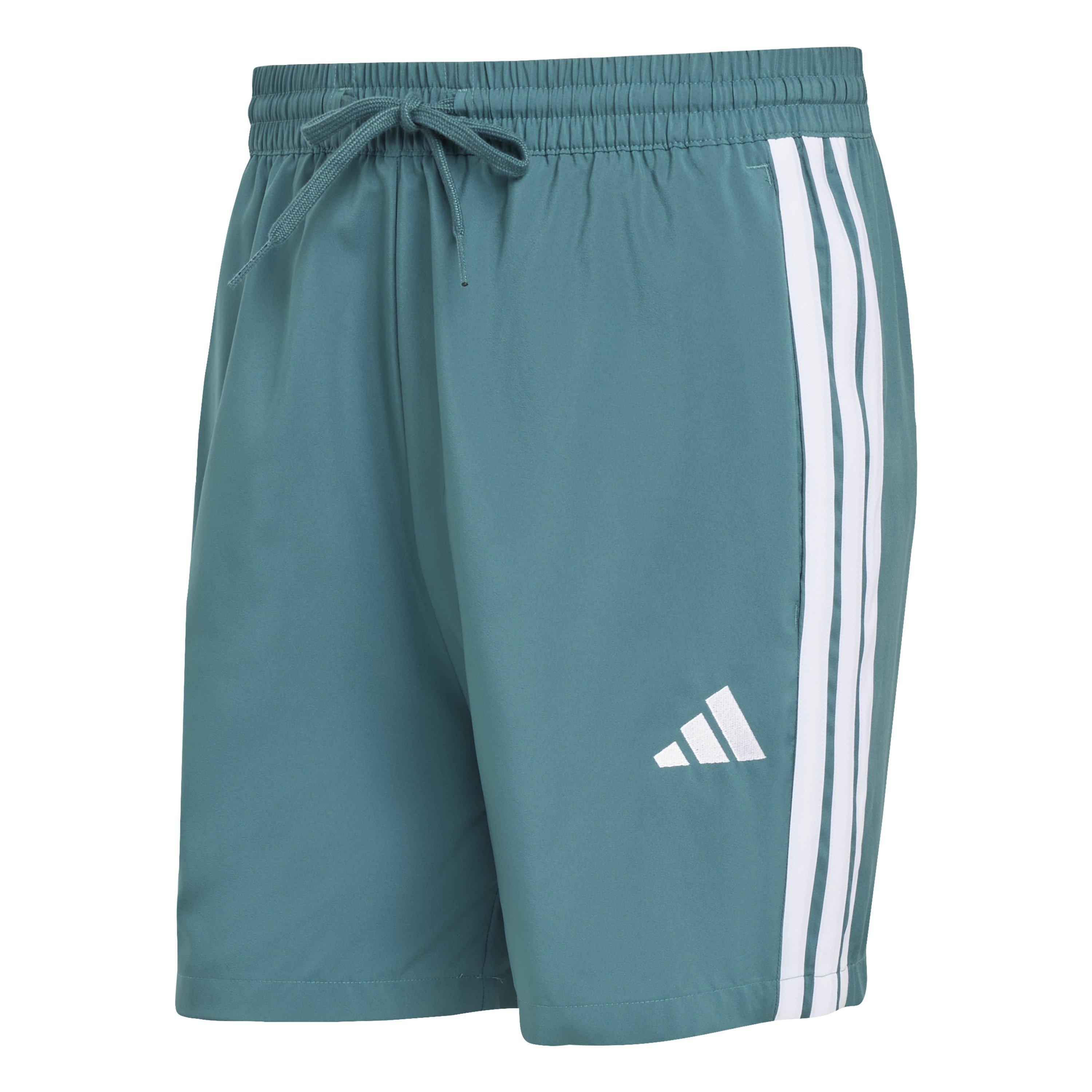 Adidas Men's Essentials 3-Stripes Shorts - Teal - XL