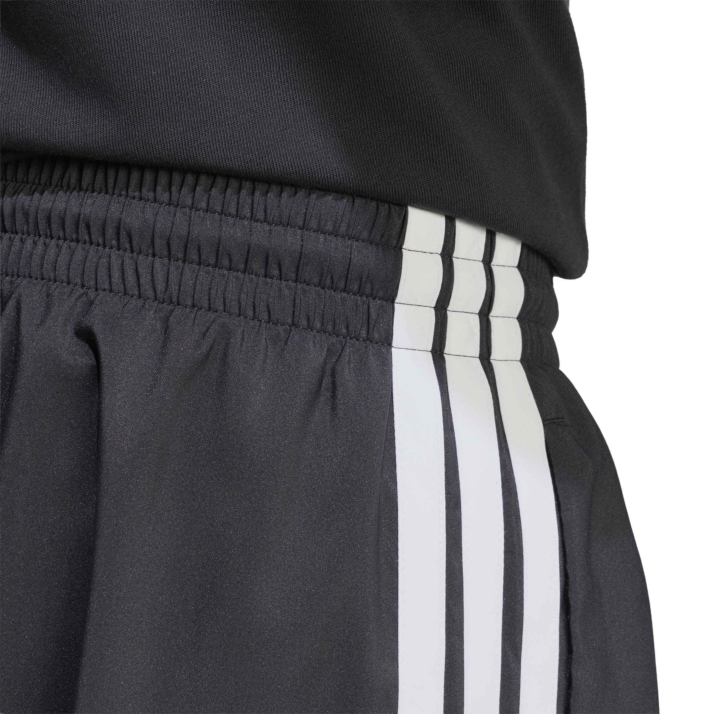 Schwarz/Weiß - adidas - Essentials 3-Stripes Shorts - 5