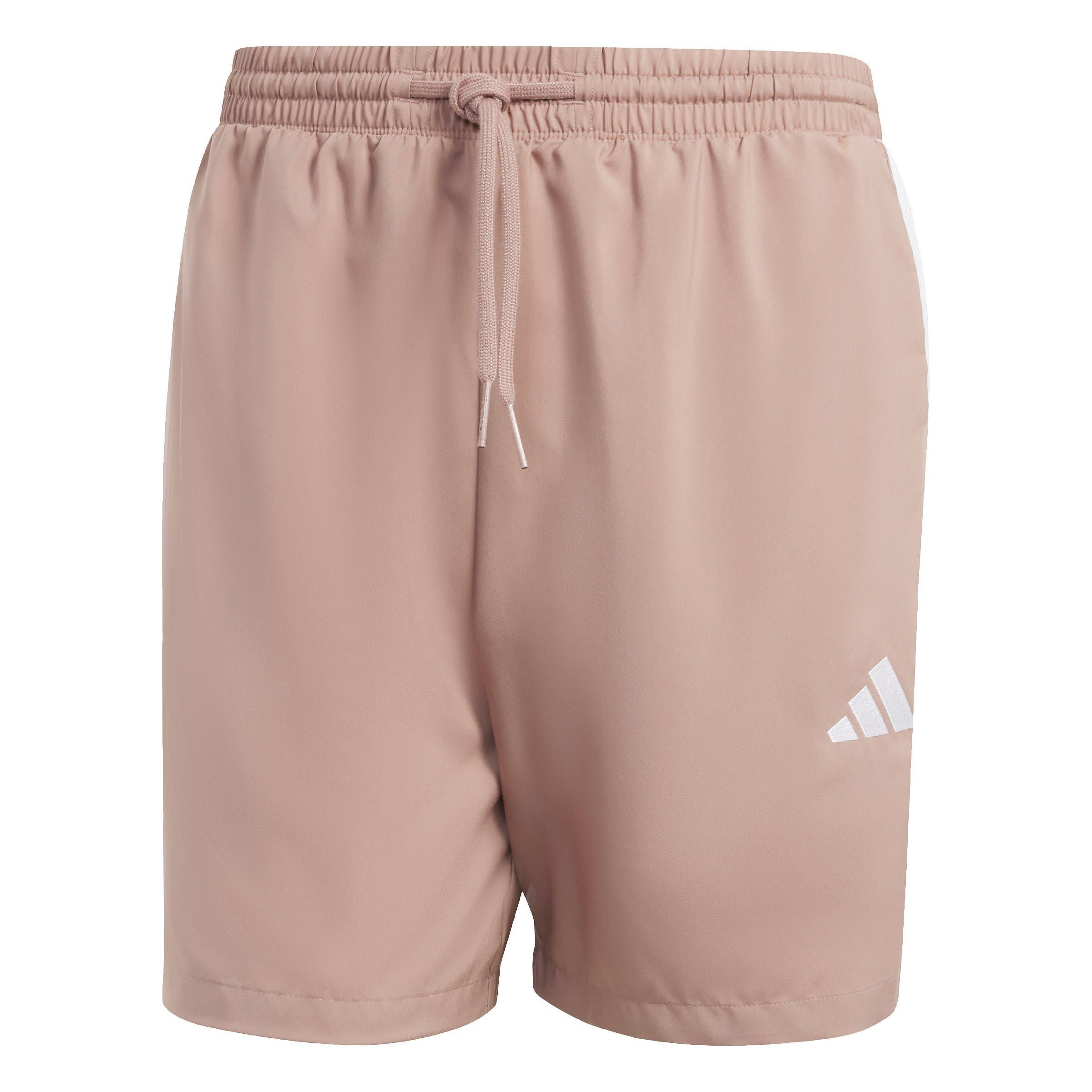 Adidas Men's Essentials 3-Stripes Shorts - Warm Clay - S