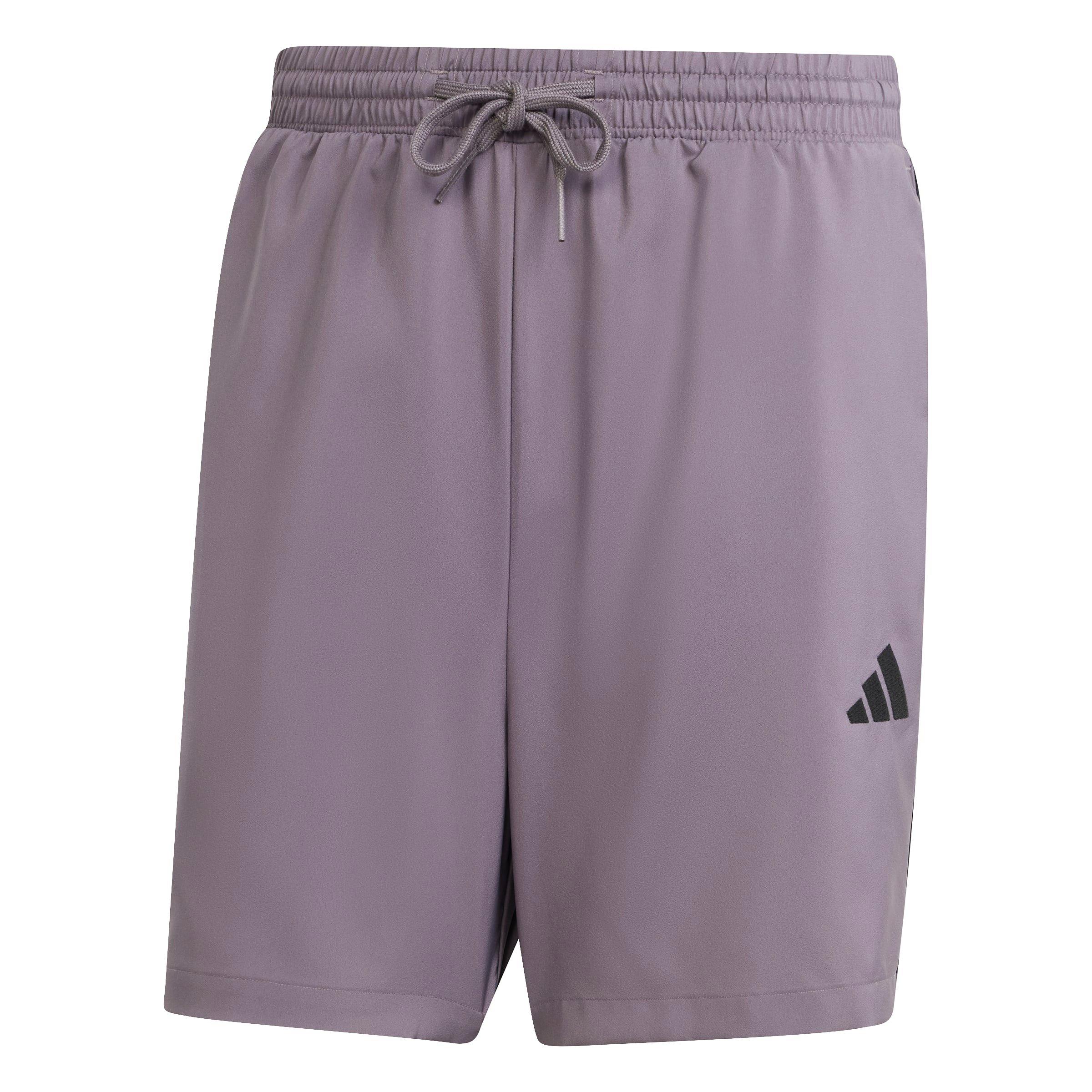 Adidas Men's Essentials 3-Stripes Shorts - Charcoal - XS