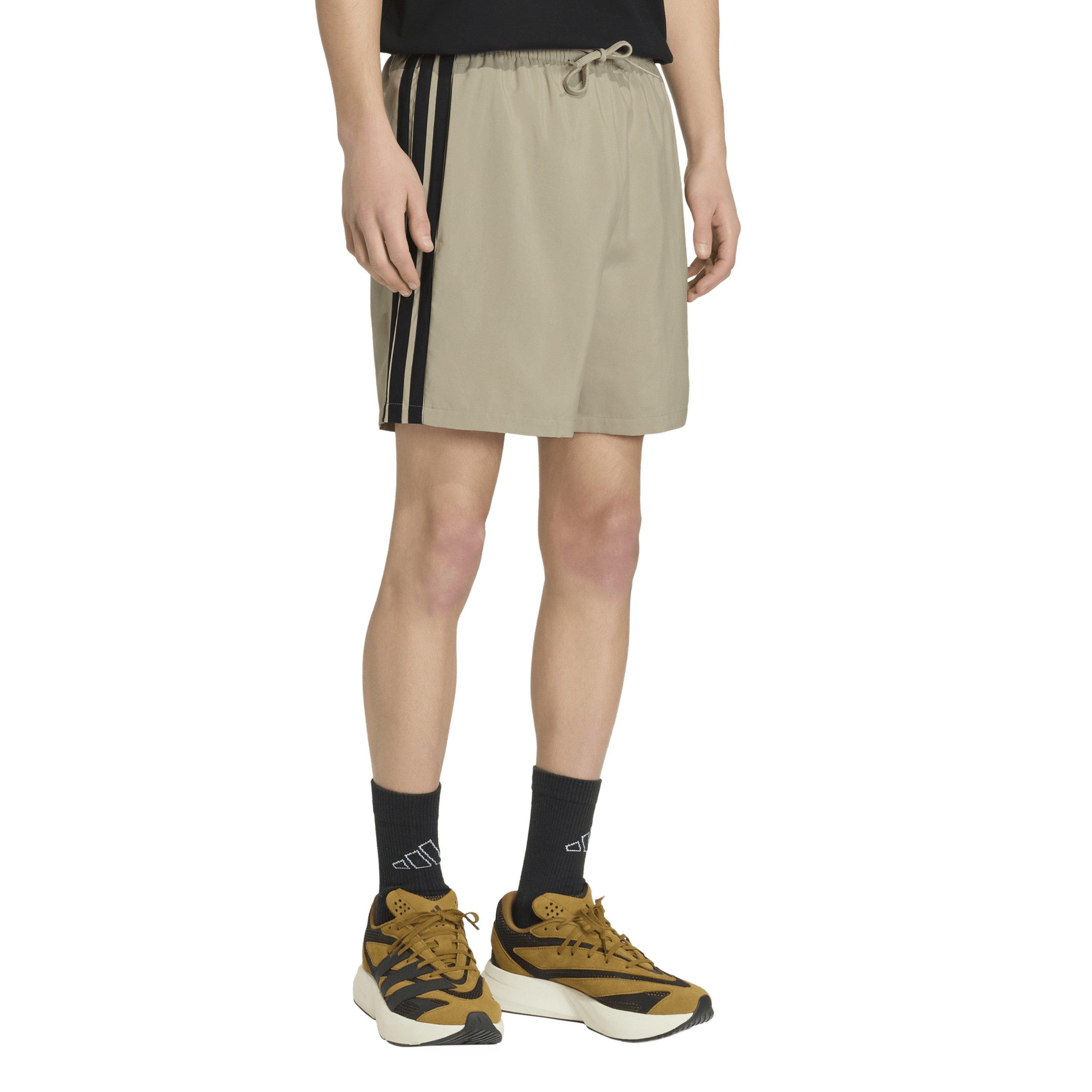 W.Cargo/Black - adidas - Essential 3-Stripes Chelsea Mens Shorts - 2