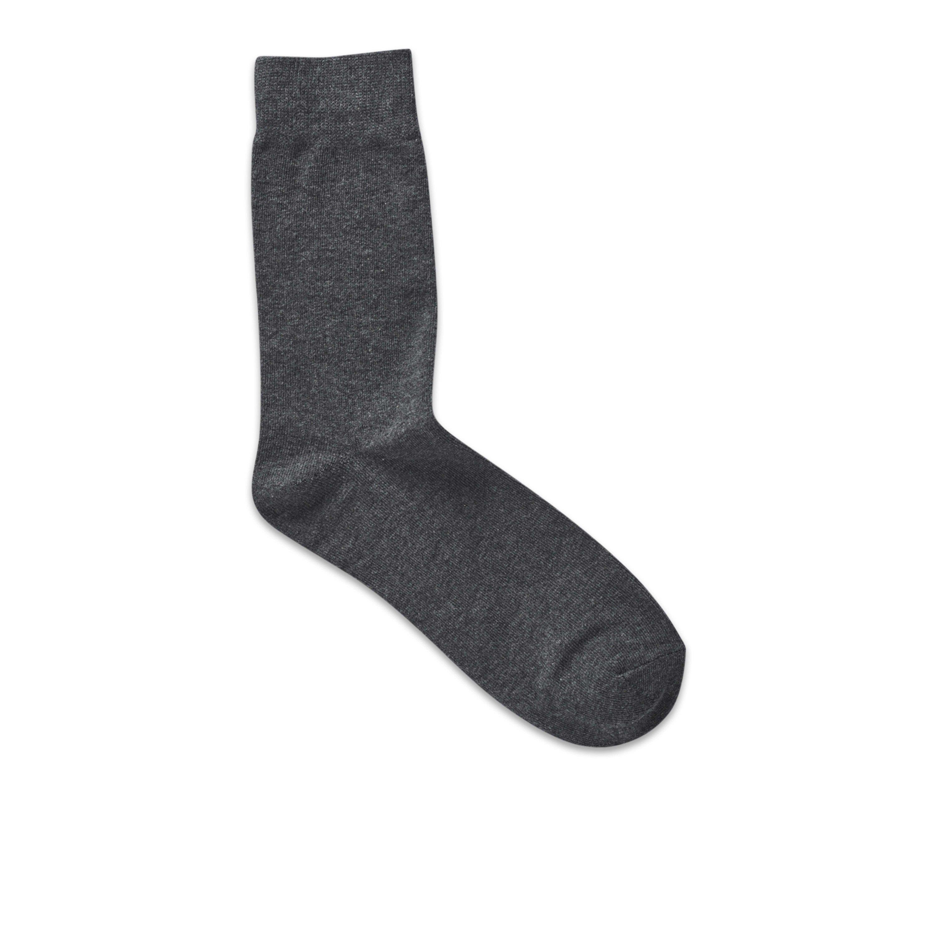 Dk Grey Melange - Jack and Jones - 5-pack Jens Dress Socks Mens - 2