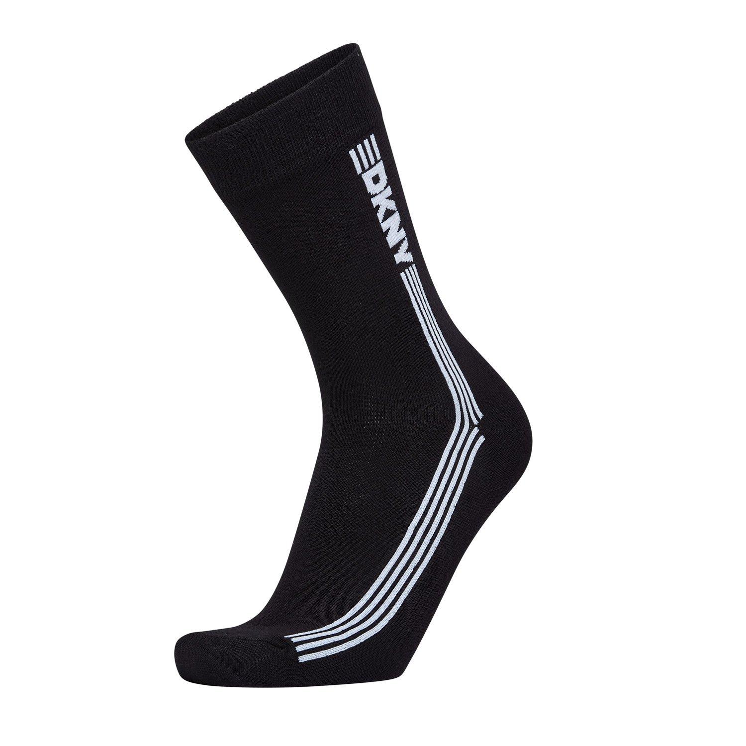 Black/Grey/Navy - DKNY - DKNY Mens 5 pack Socks Gem - 3