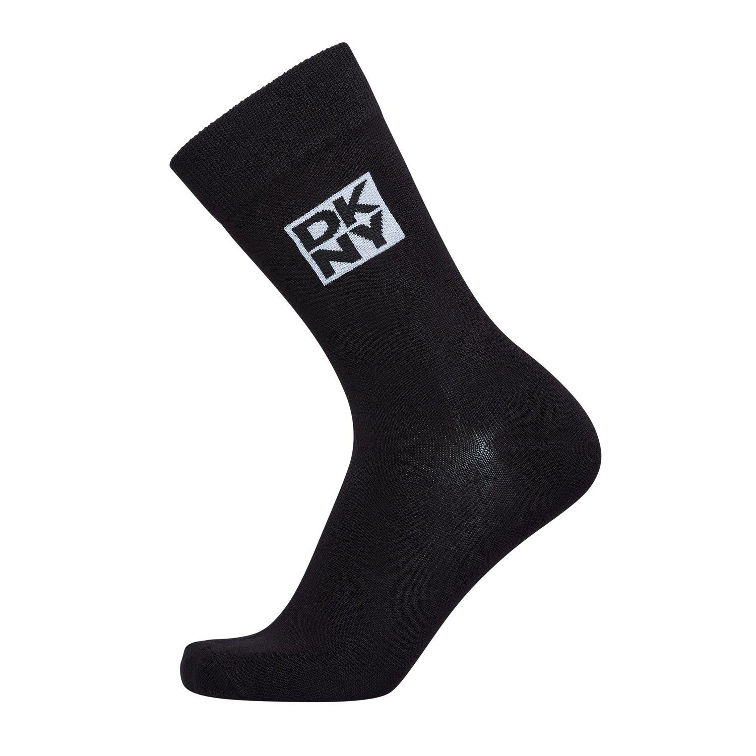 Black/Grey/Navy - DKNY - DKNY Mens 5 pack Socks Gem - 8