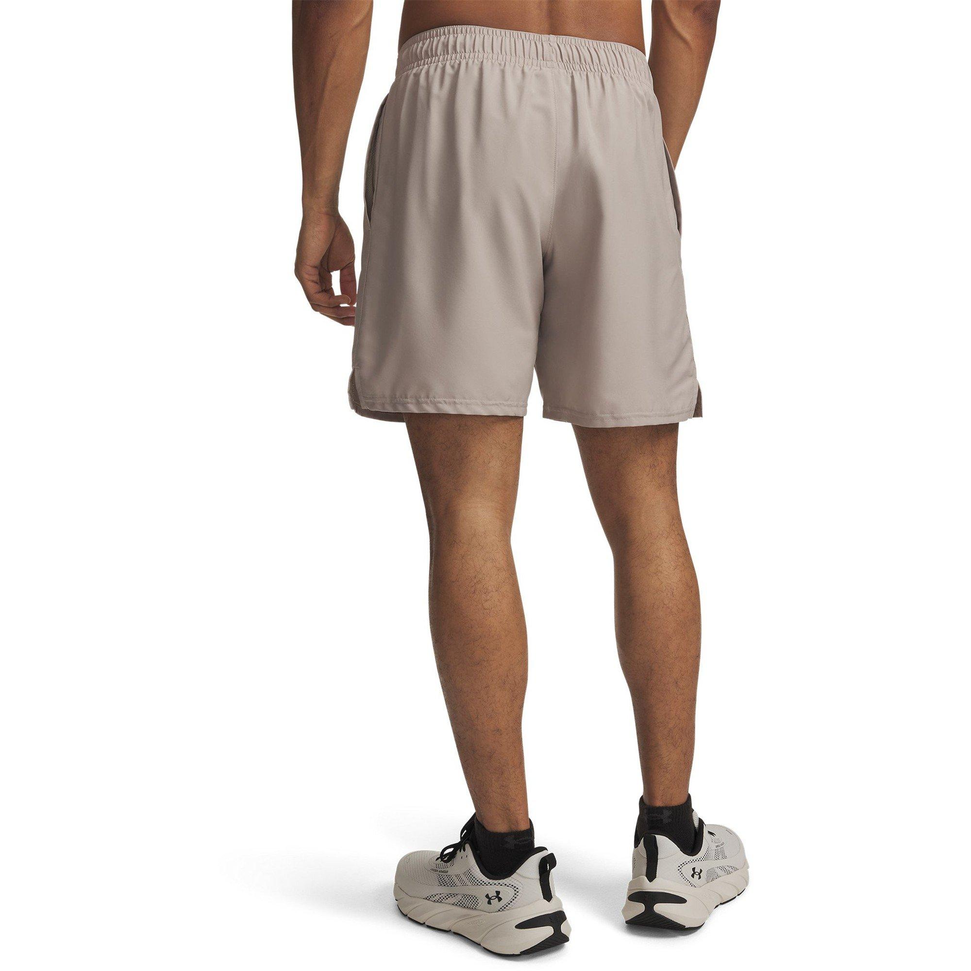 Taupe / Black - Under Armour - Woven Graphic Shorts Mens - 2