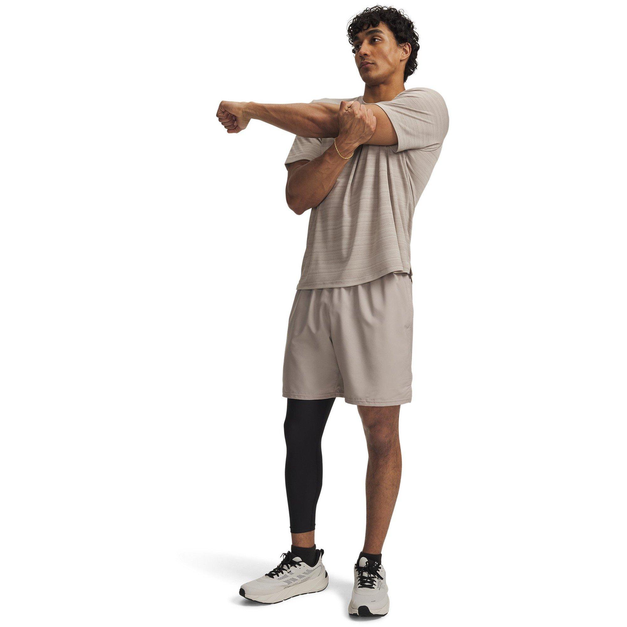 Taupe / Black - Under Armour - Woven Graphic Shorts Mens - 3