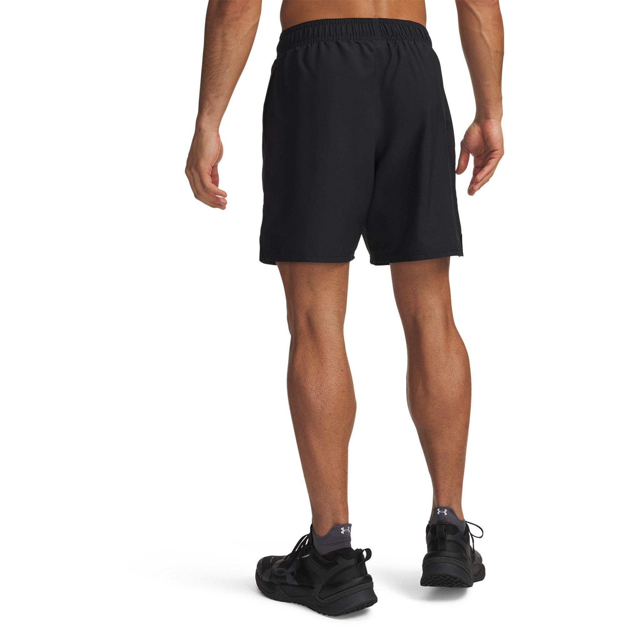 Preto / Azul - Under Armour - Woven Graphic Shorts Mens - 2