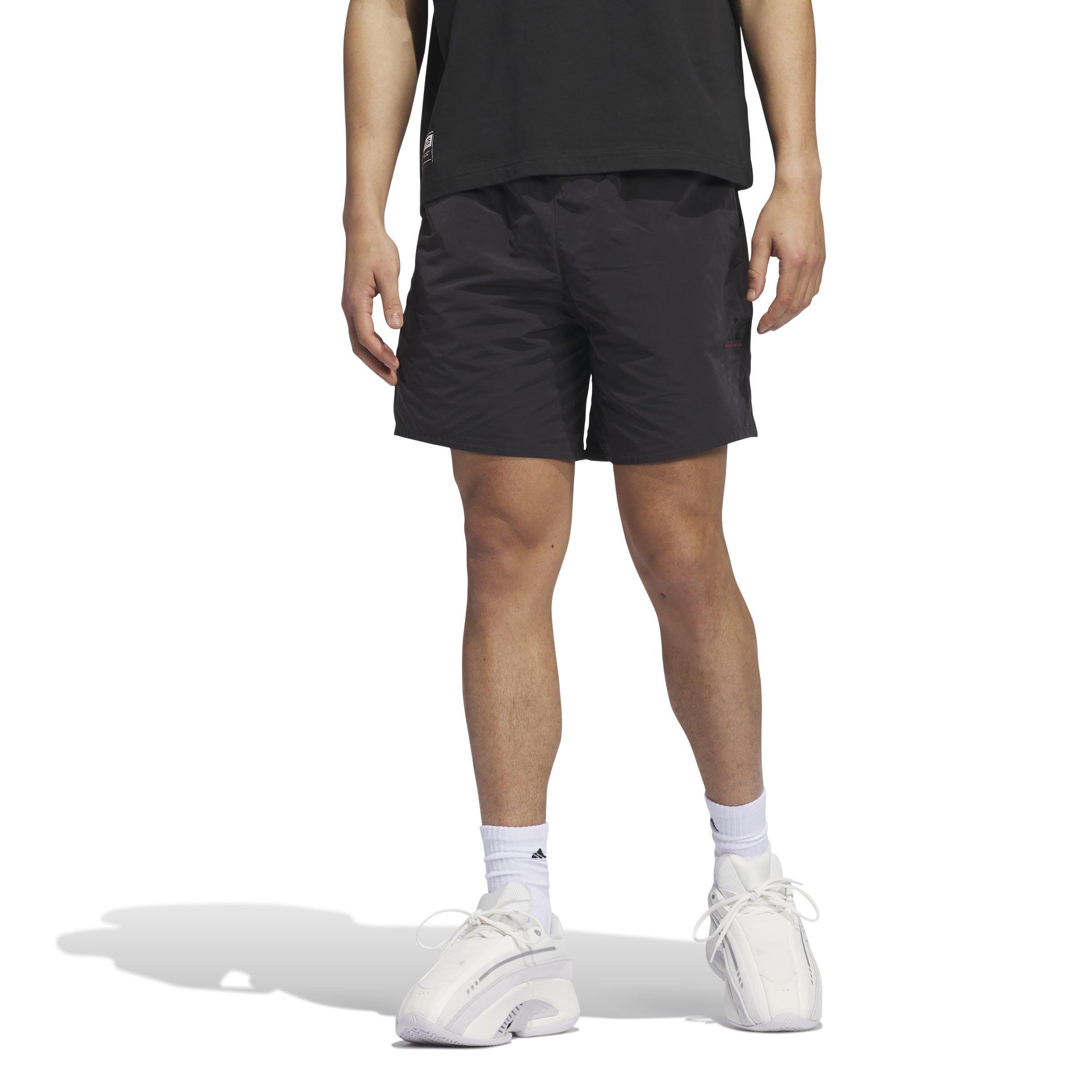 Zwart - adidas - Basketball Woven Shorts Mens - 5