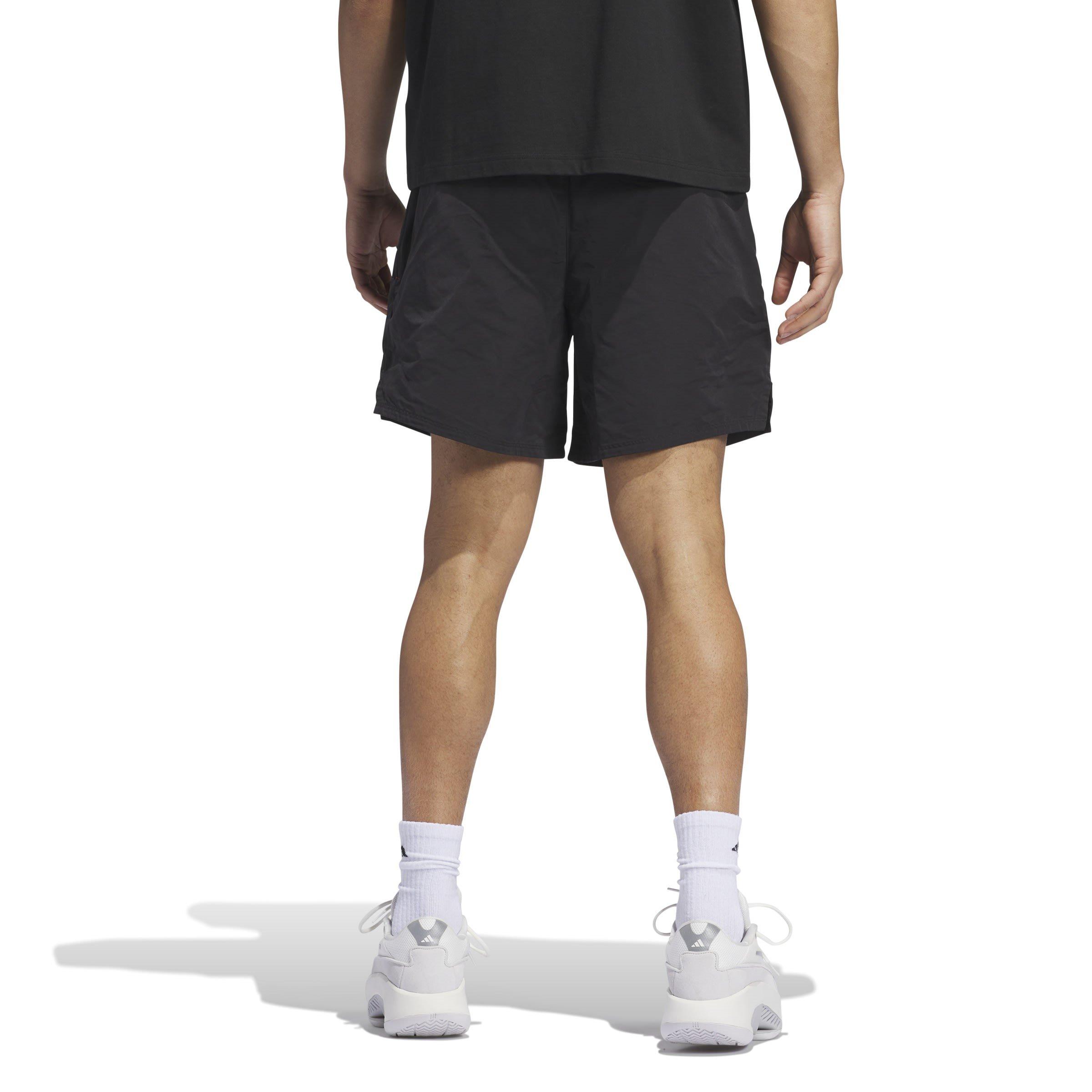 Zwart - adidas - Basketball Woven Shorts Mens - 6
