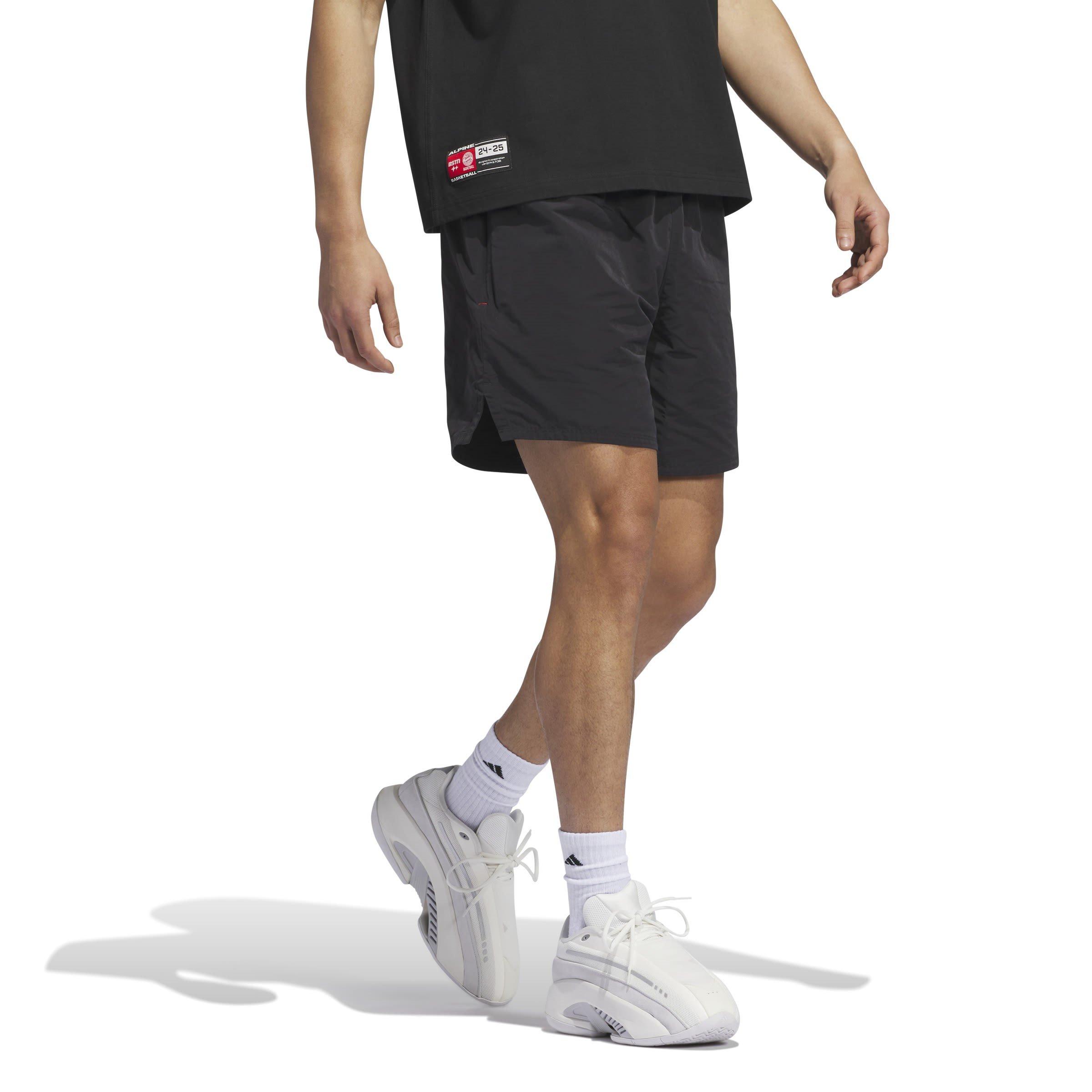 Zwart - adidas - Basketball Woven Shorts Mens - 7