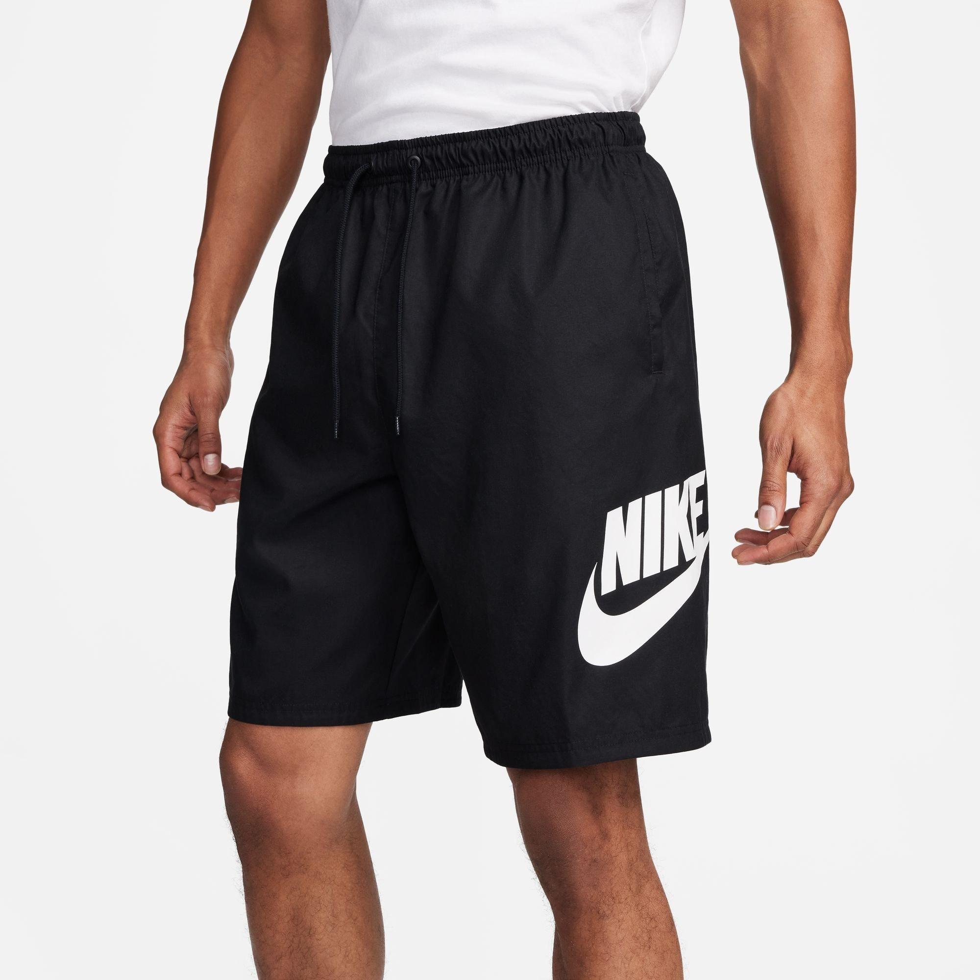 Schwarz/Weiß - Nike - Men's Woven Club Tracksuit Shorts - 1