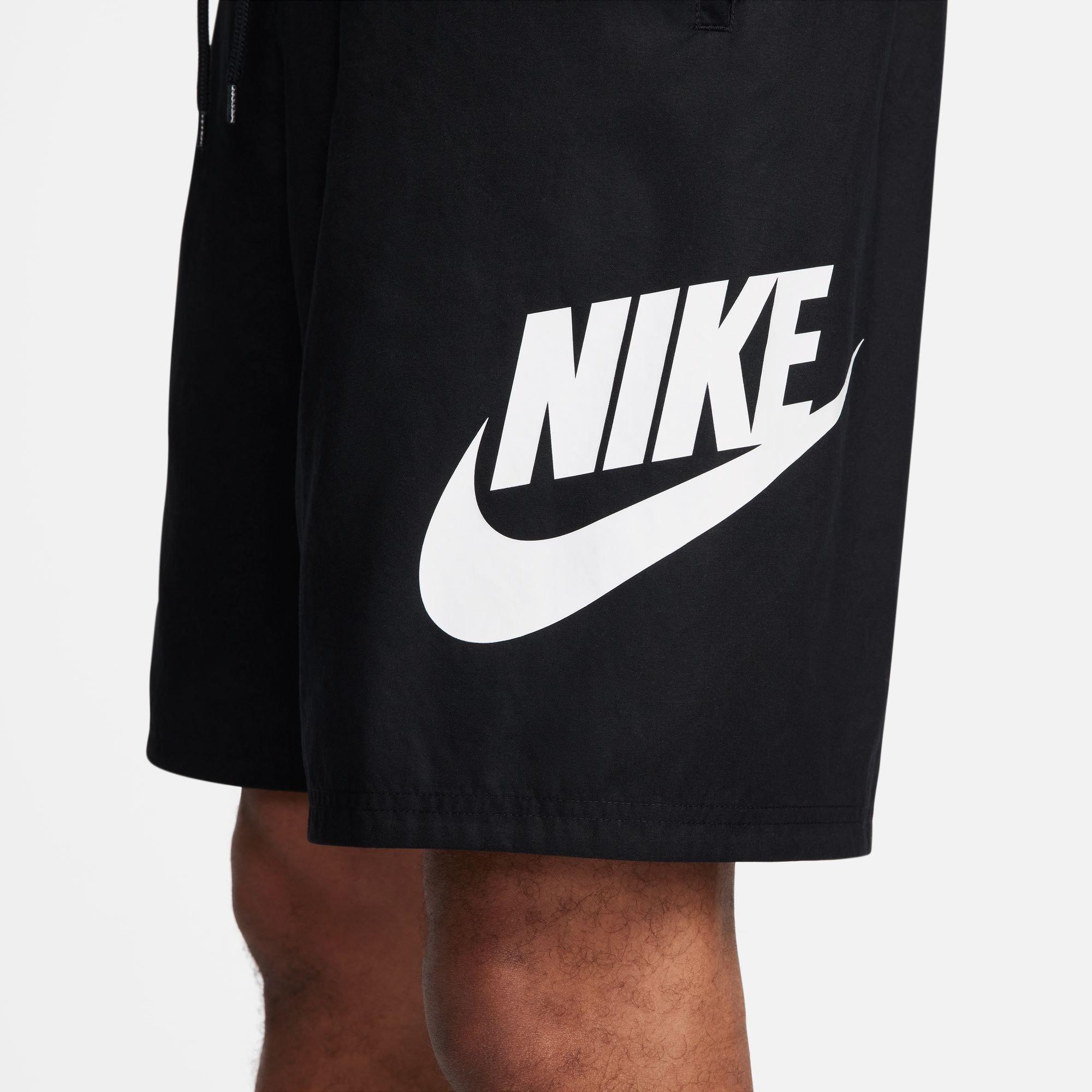 Schwarz/Weiß - Nike - Men's Woven Club Tracksuit Shorts - 5