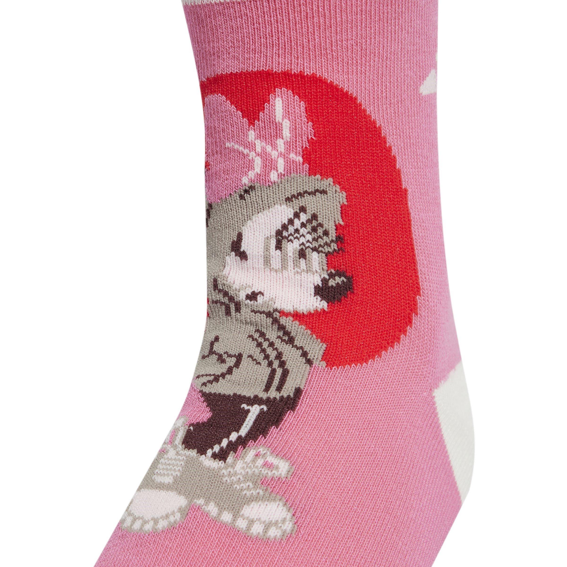Wht/Pnk fusion - adidas - DISNEY MINNIE MOUSE SOCKS 3 PACK KIDS - 4
