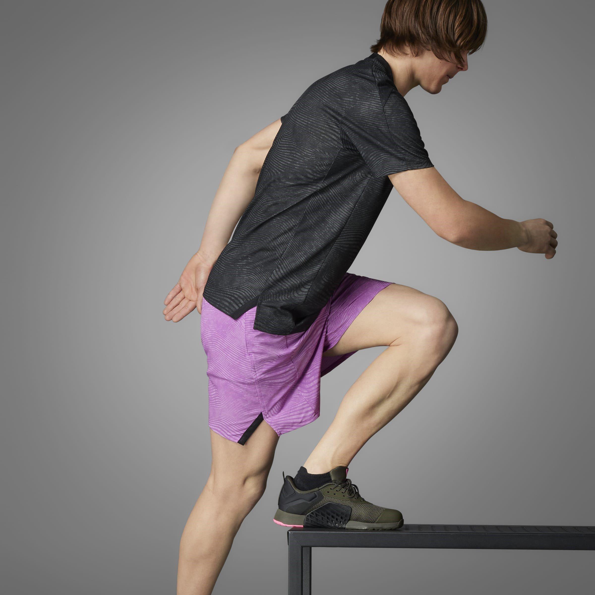 Prpl/Prpl Burst - adidas - Designed 4 training HEAT.RDY HIIT Training Shorts - 13