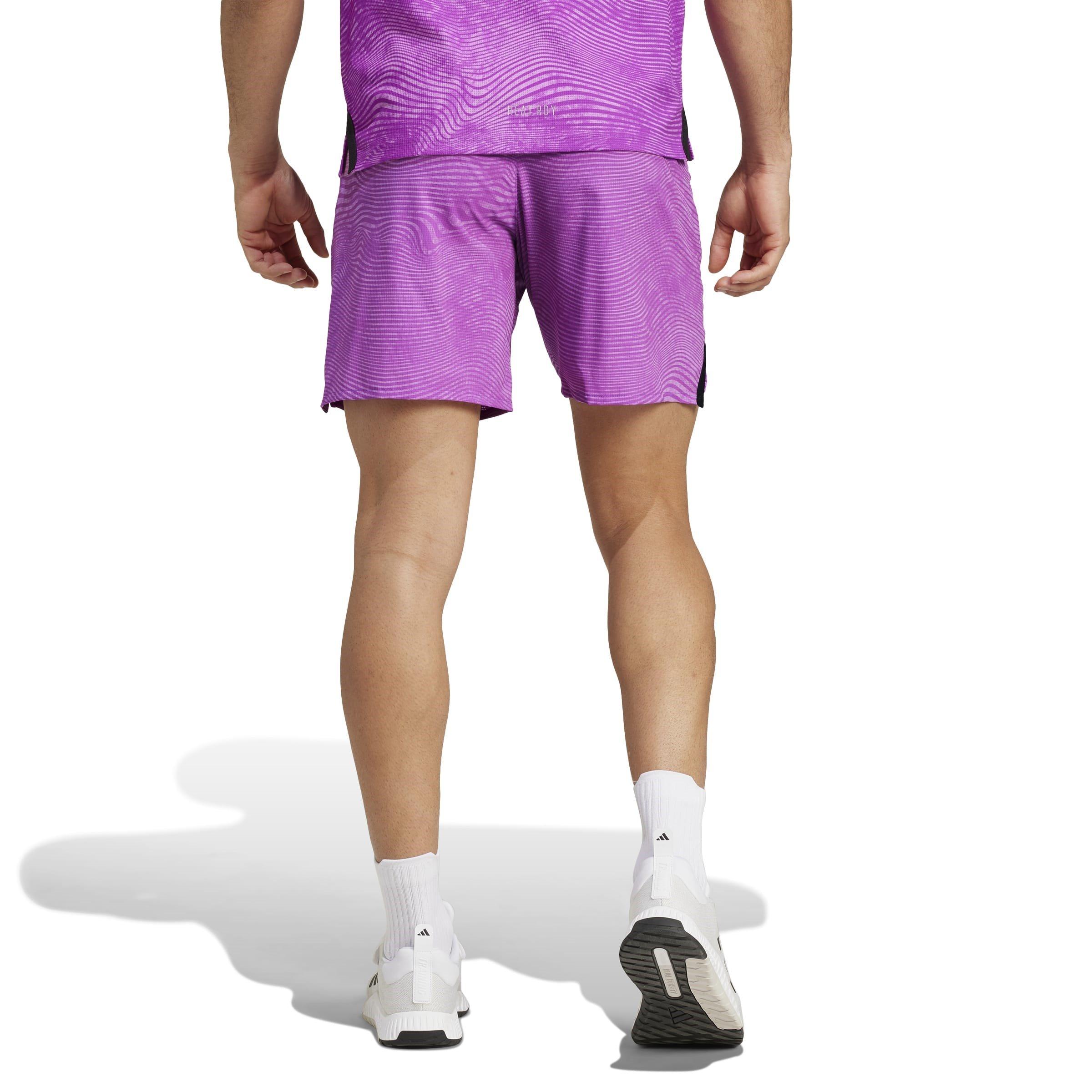 Prpl/Prpl Burst - adidas - Designed 4 training HEAT.RDY HIIT Training Shorts - 3