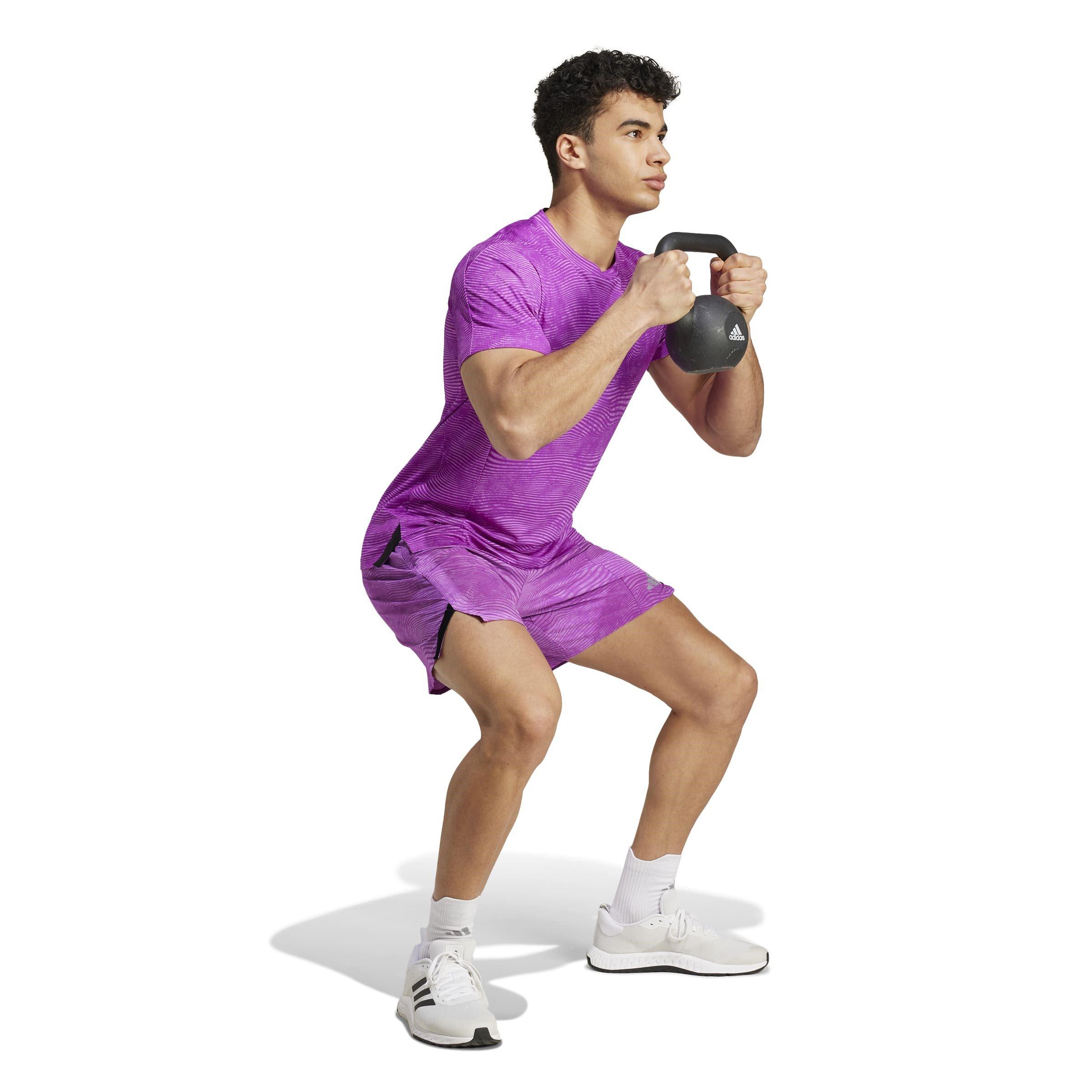 Prpl/Prpl Burst - adidas - Designed 4 training HEAT.RDY HIIT Training Shorts - 4