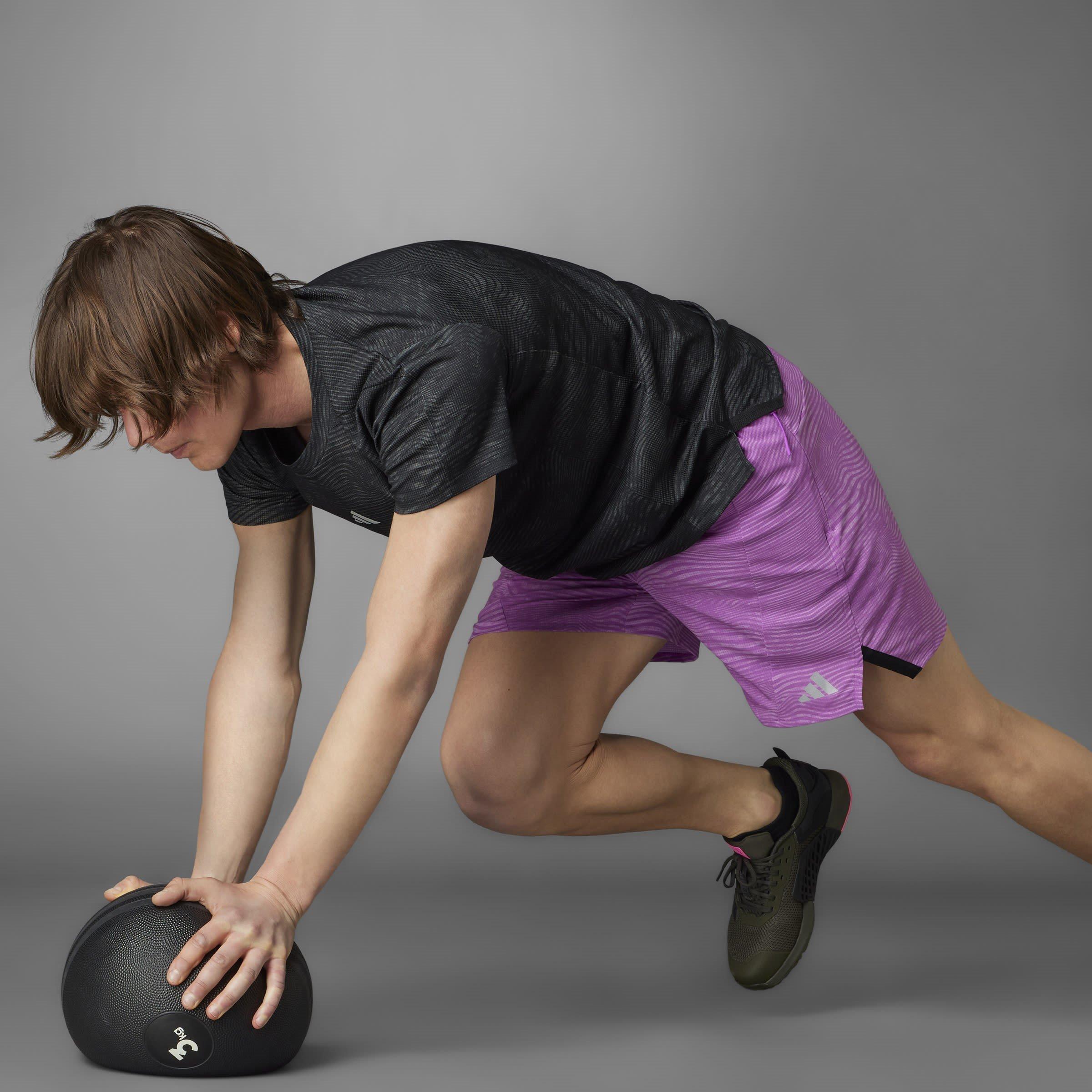 Prpl/Prpl Burst - adidas - Designed 4 training HEAT.RDY HIIT Training Shorts - 9