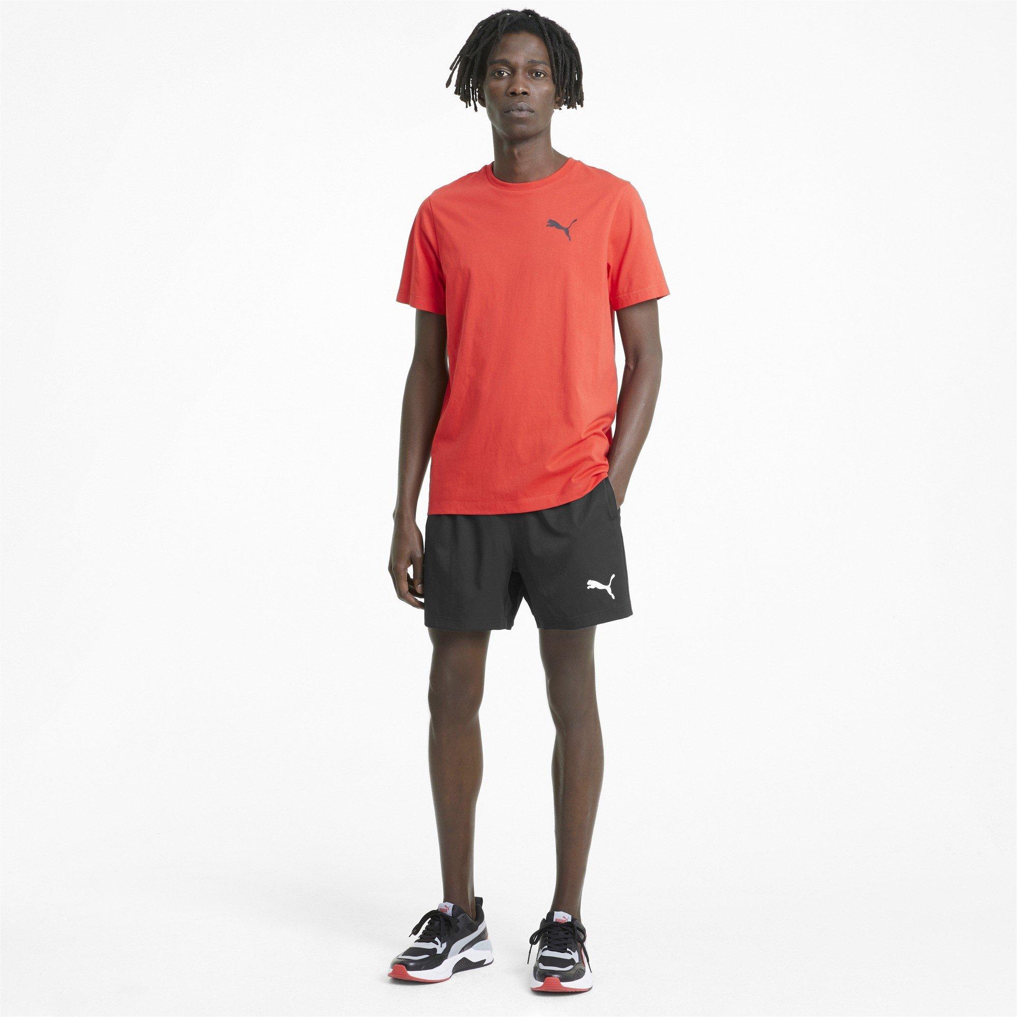 Sort/Hvid - Puma - Essentials Logo Woven Shorts 5 Mens - 4