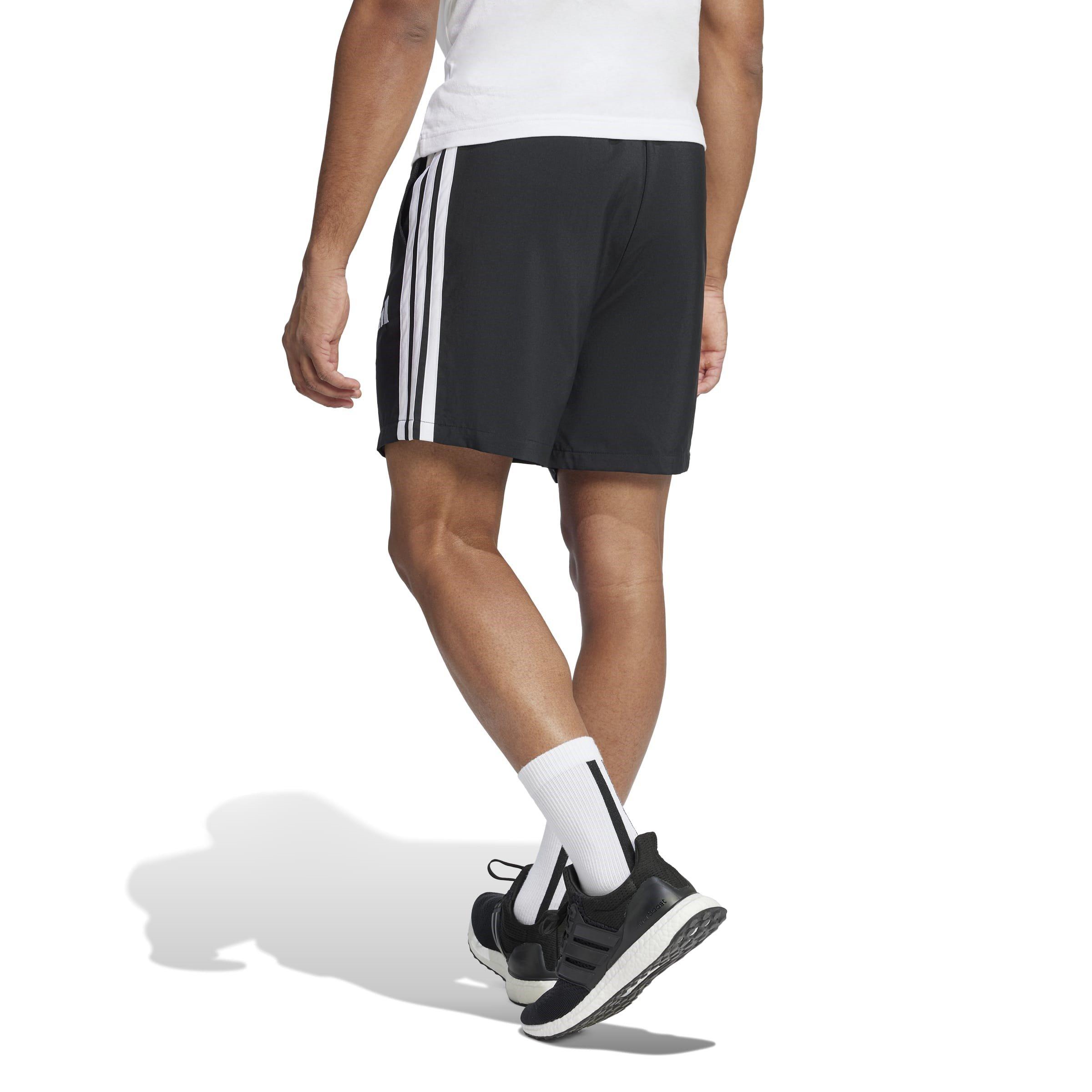 Black/White - adidas - Men's Chelsea Woven Tracksuit Shorts - 3
