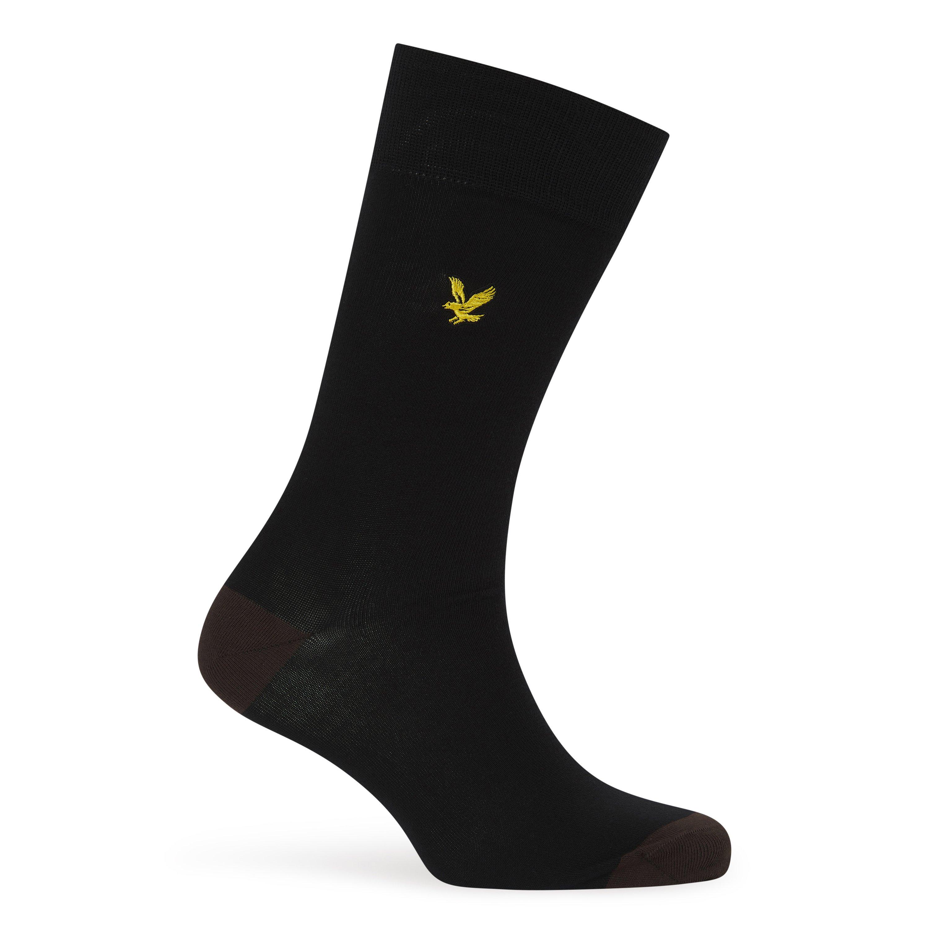 Black - Lyle and Scott - Men's Crew Socks - 2