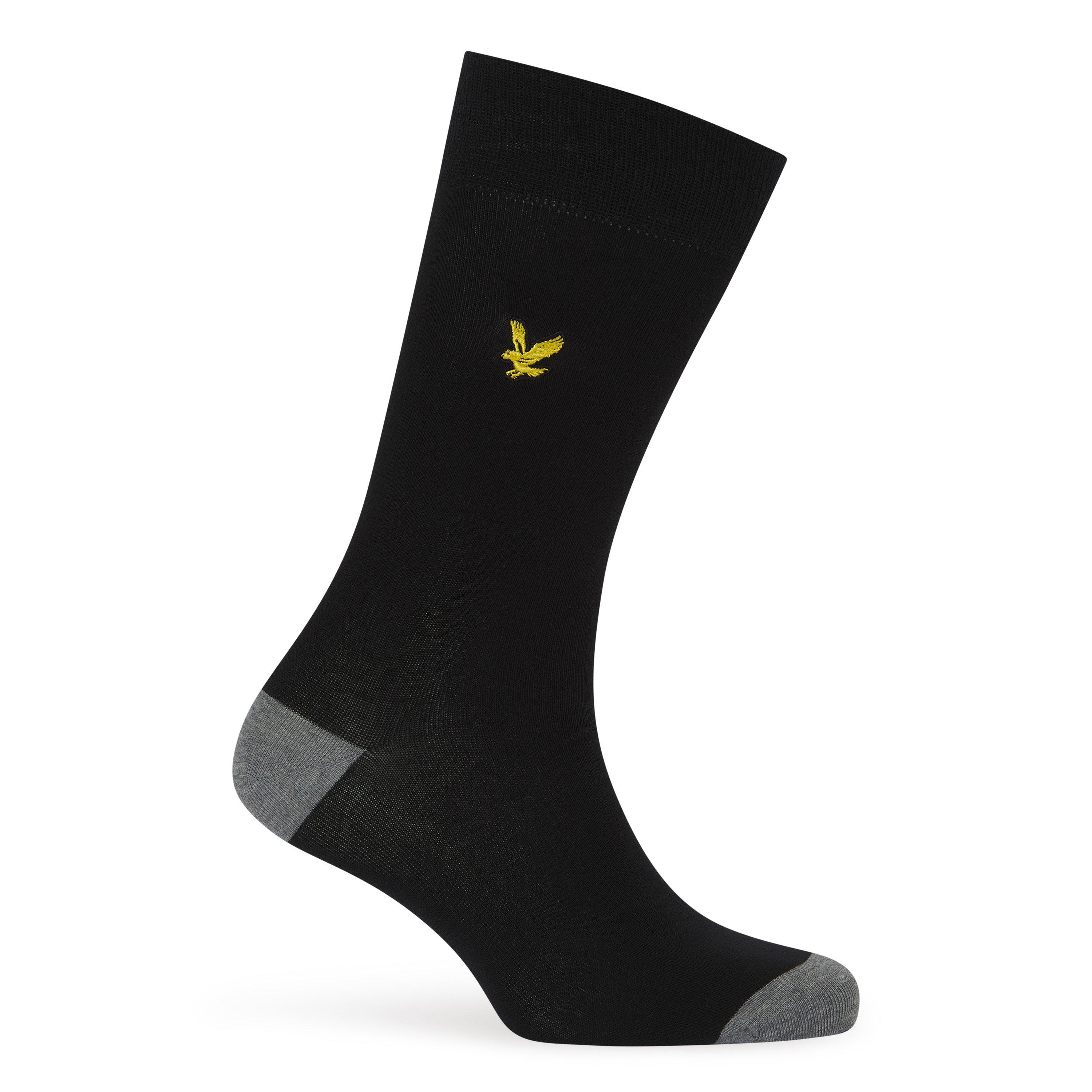 Black - Lyle and Scott - Men's Crew Socks - 4