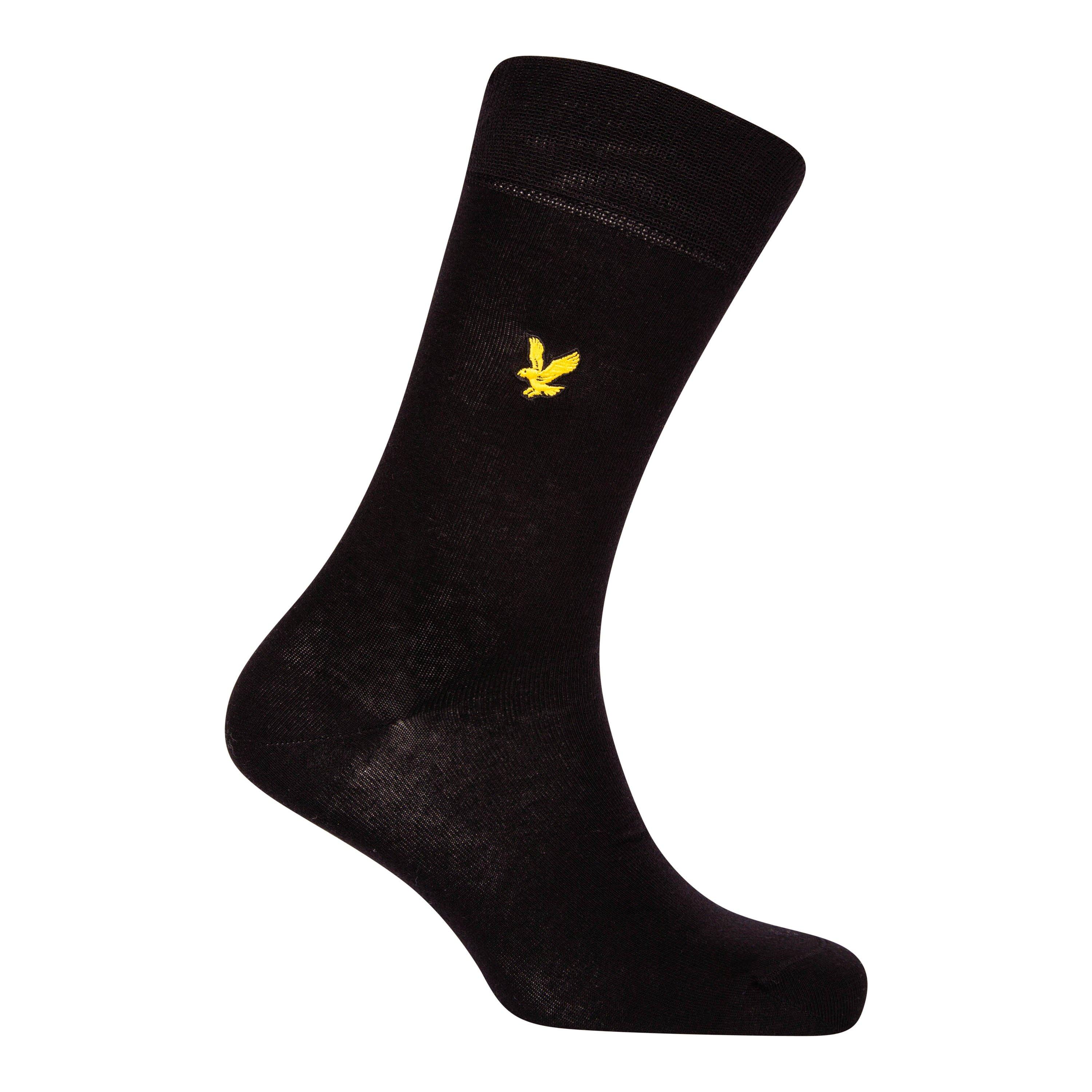 Nero - Lyle and Scott - Men's Core Crew Socks - 2
