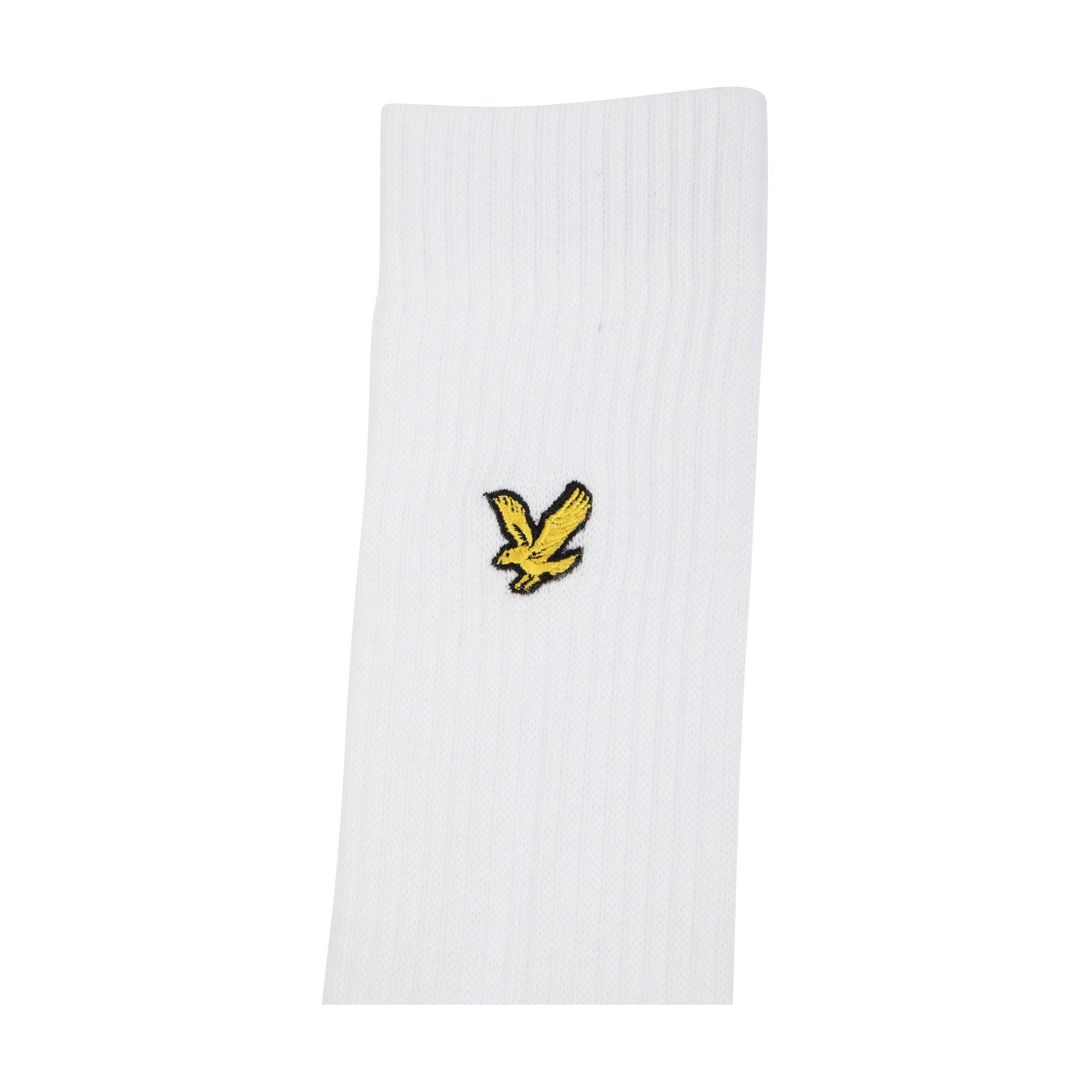 Strahlendes Weiß - Lyle and Scott - Men's Sports Crew Socks - 3