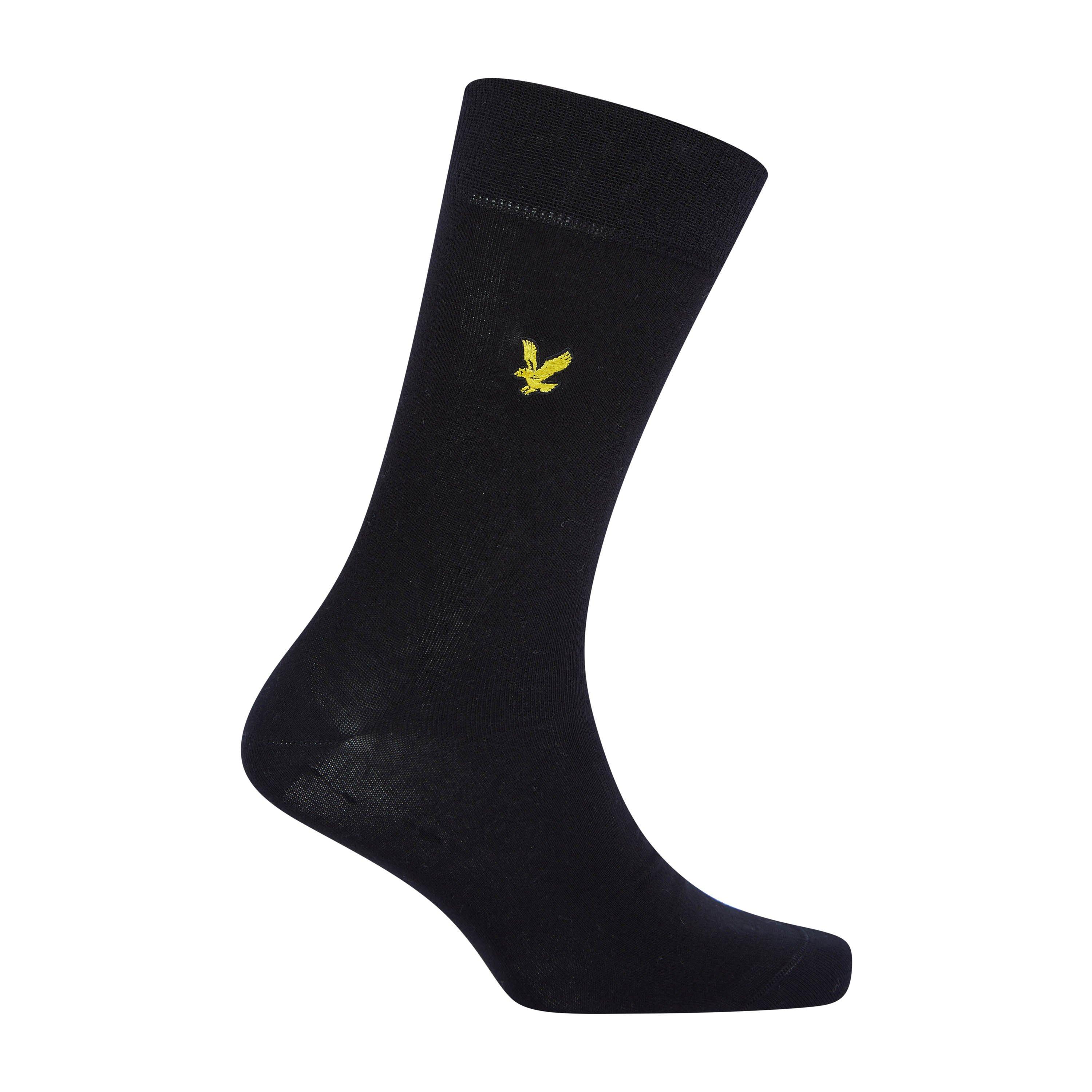 Argyle/Gry/Strp - Lyle and Scott - Men's Mix Crew Socks - 5
