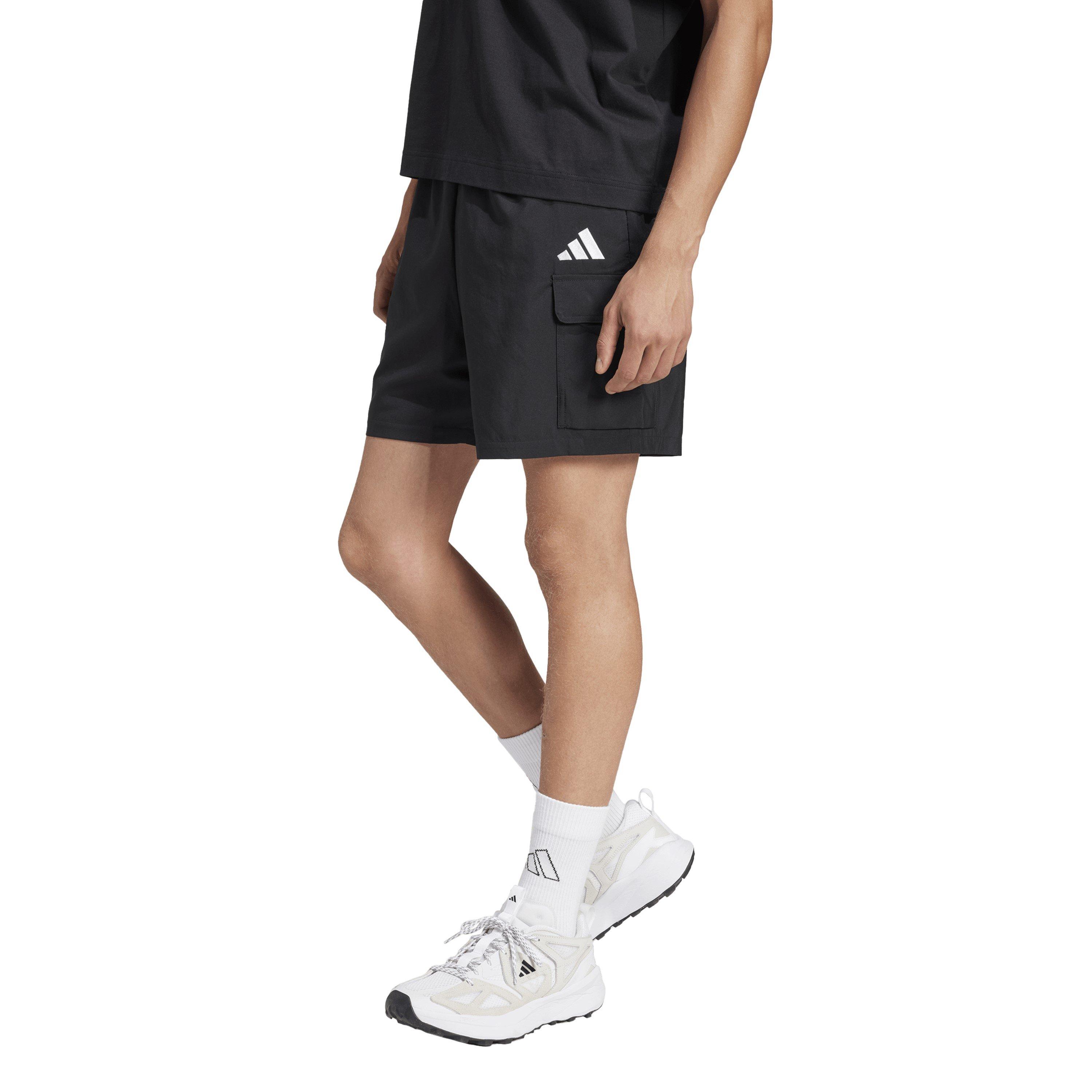 Black - adidas - Men's Woven Tracksuit Shorts - 2