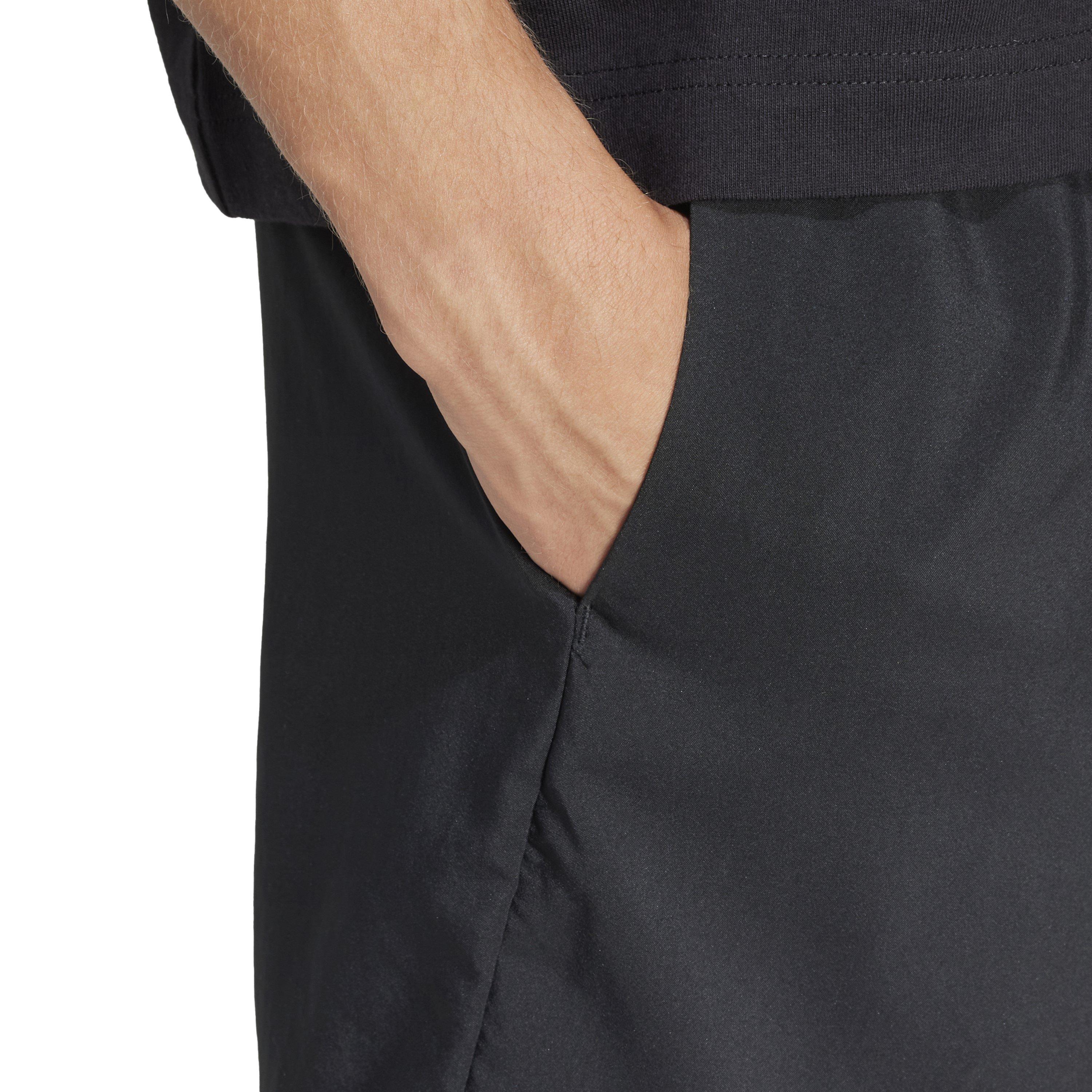 Black - adidas - Men's Woven Tracksuit Shorts - 4