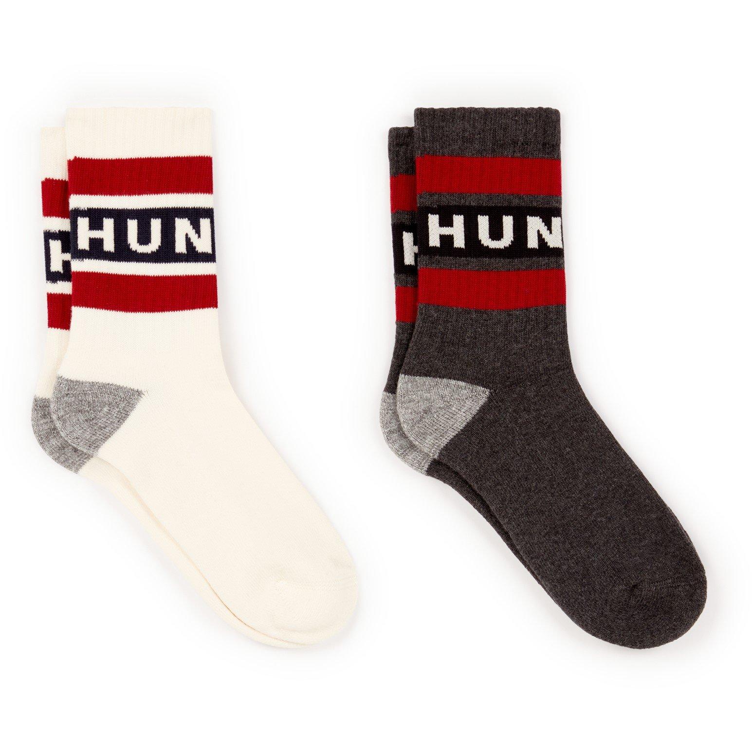 Kul/Hvid - Hunter - 2 Pack Socks Mens - 2
