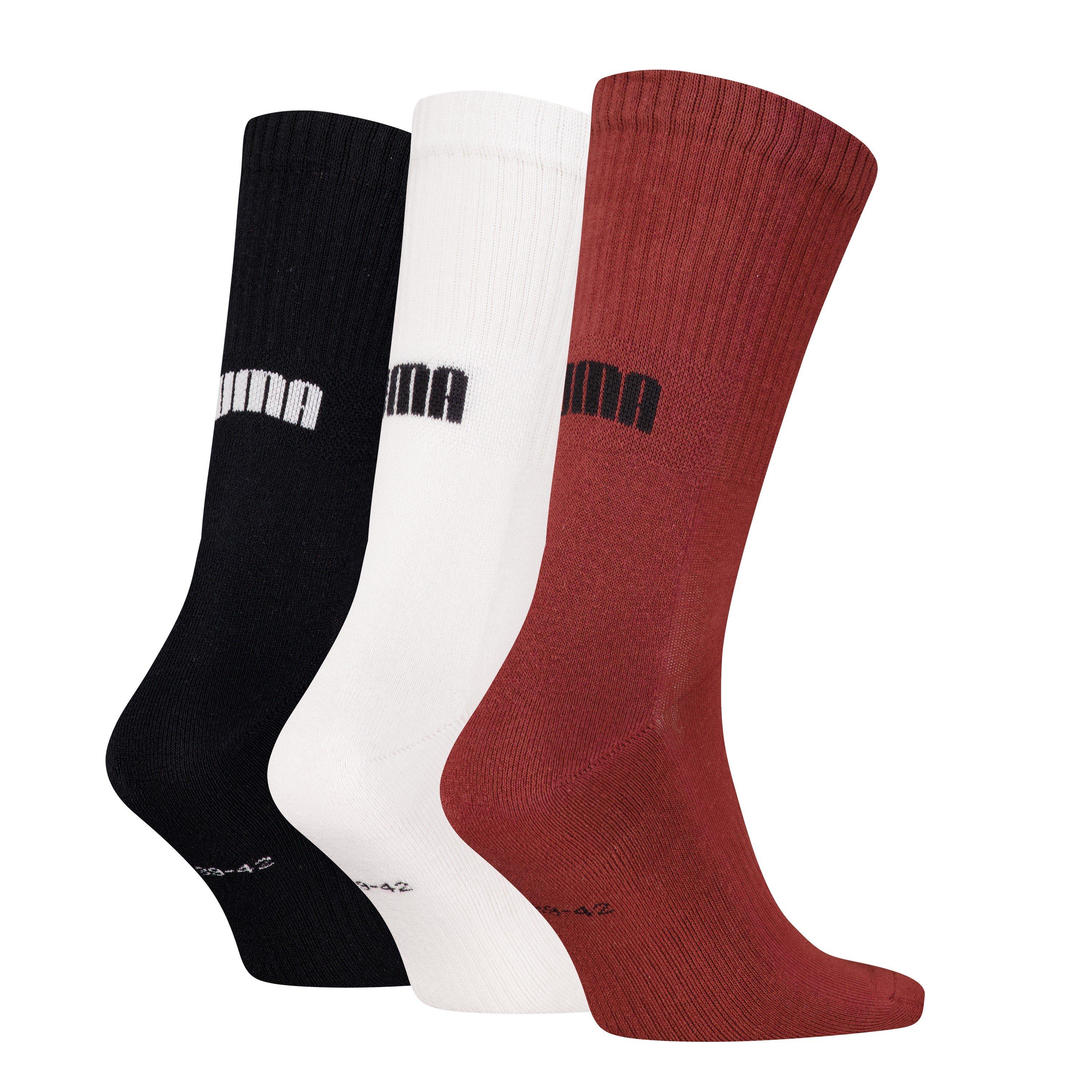 Red Combo - Puma - Adults Crew Socks - 2